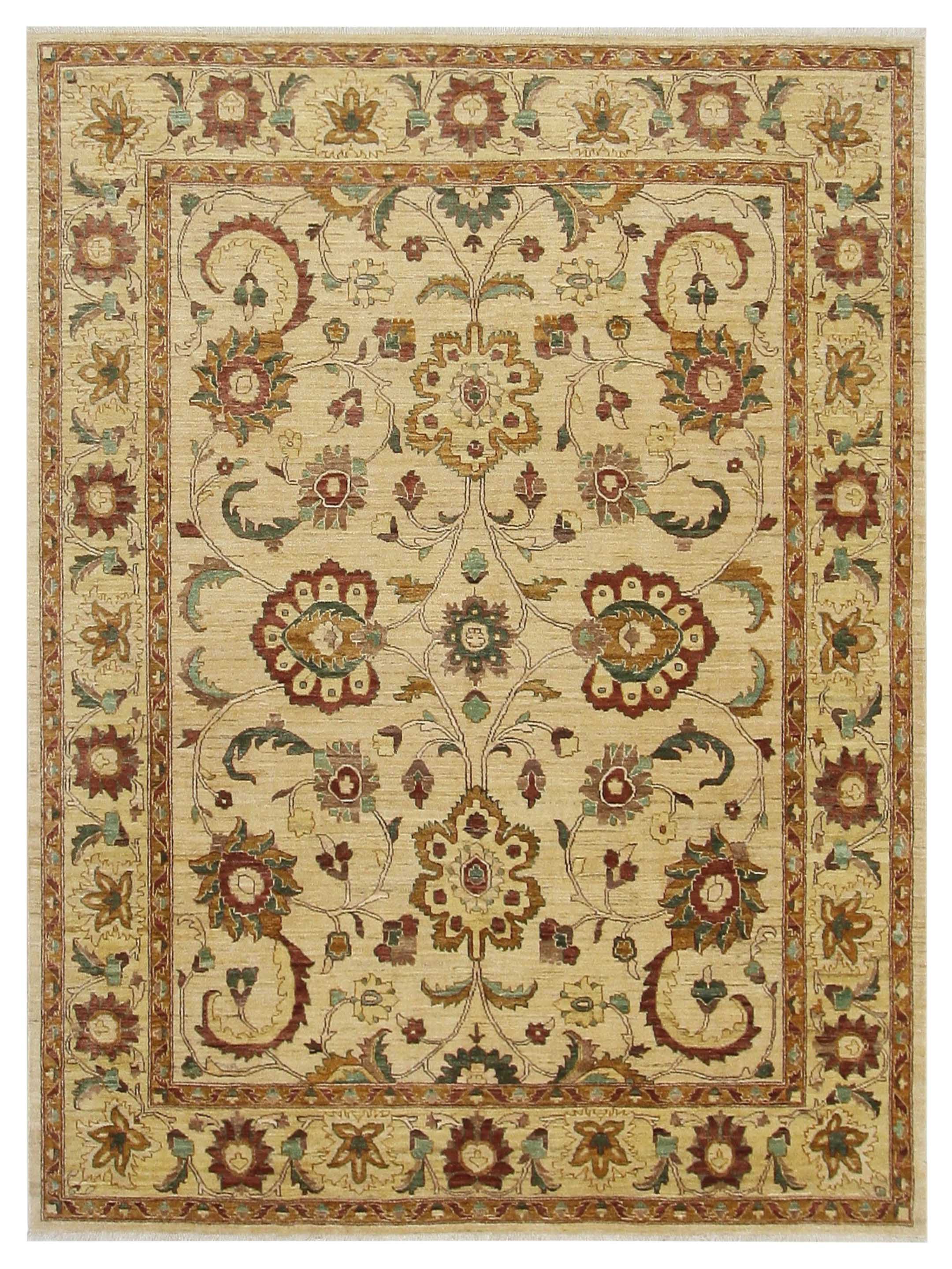 Ziegler Hand Knotted Ivory 8x10