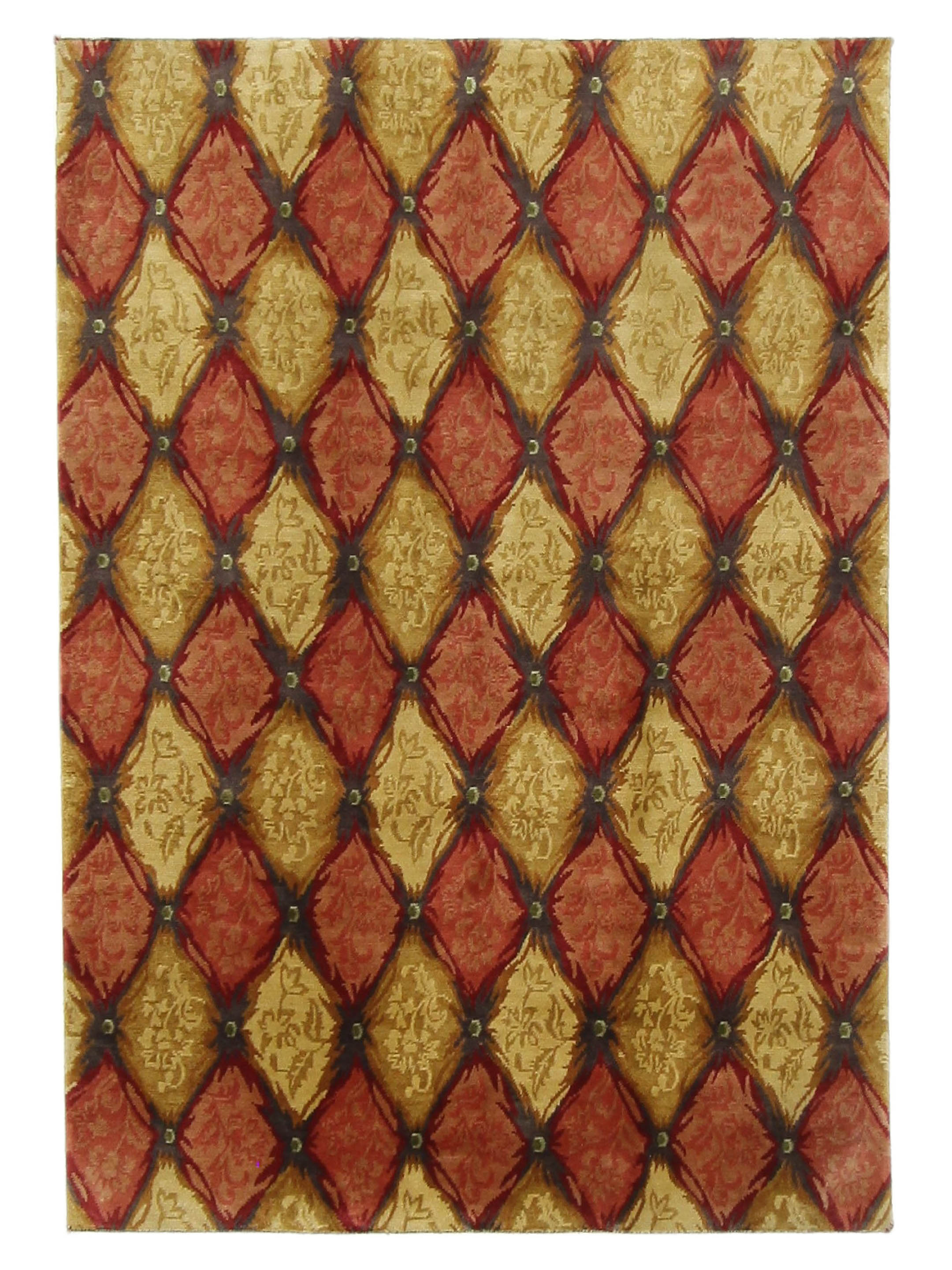 Gouri Ganga Hand Knotted Multi 6x9