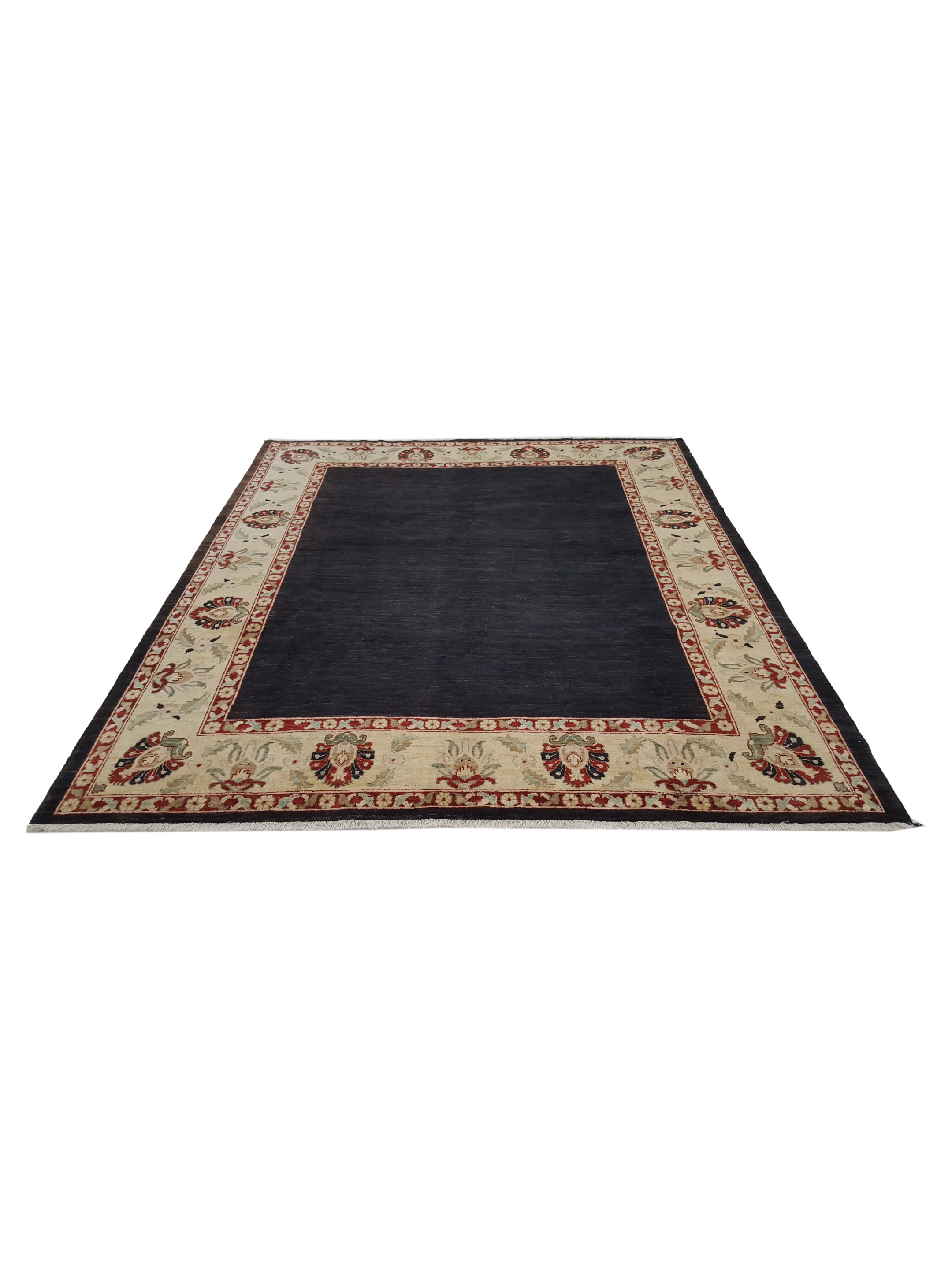 Ziegler Hand Knotted Black 8x10 - Image 3 of 6