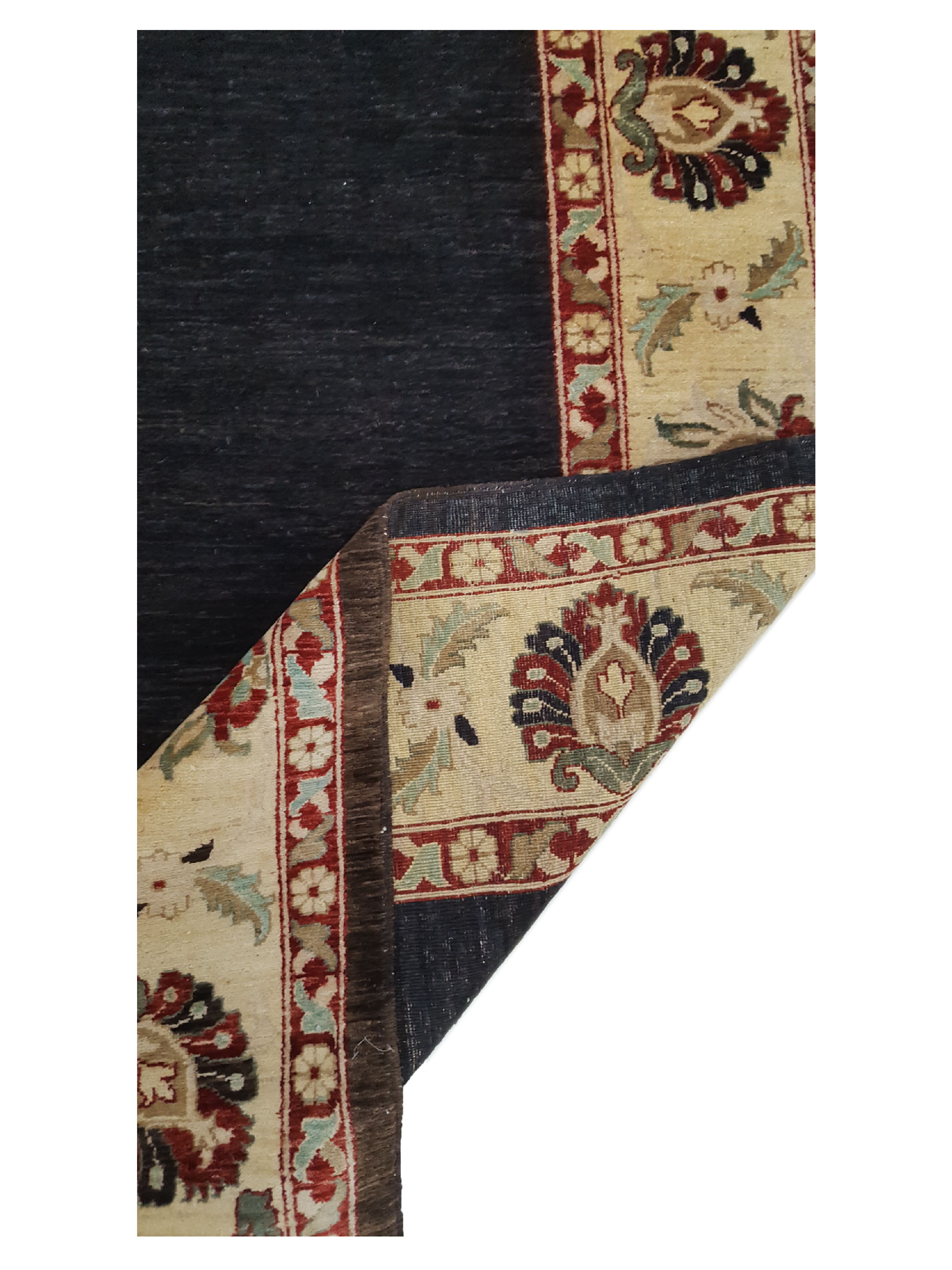 Ziegler Hand Knotted Black 8x10 - Image 4 of 6