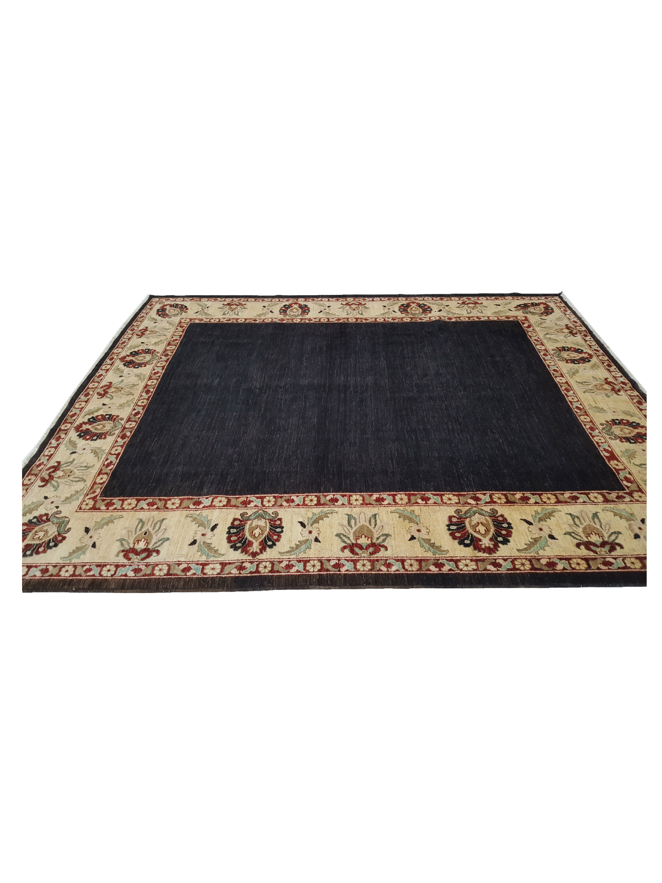 Ziegler Hand Knotted Black 8x10 - Image 6 of 6