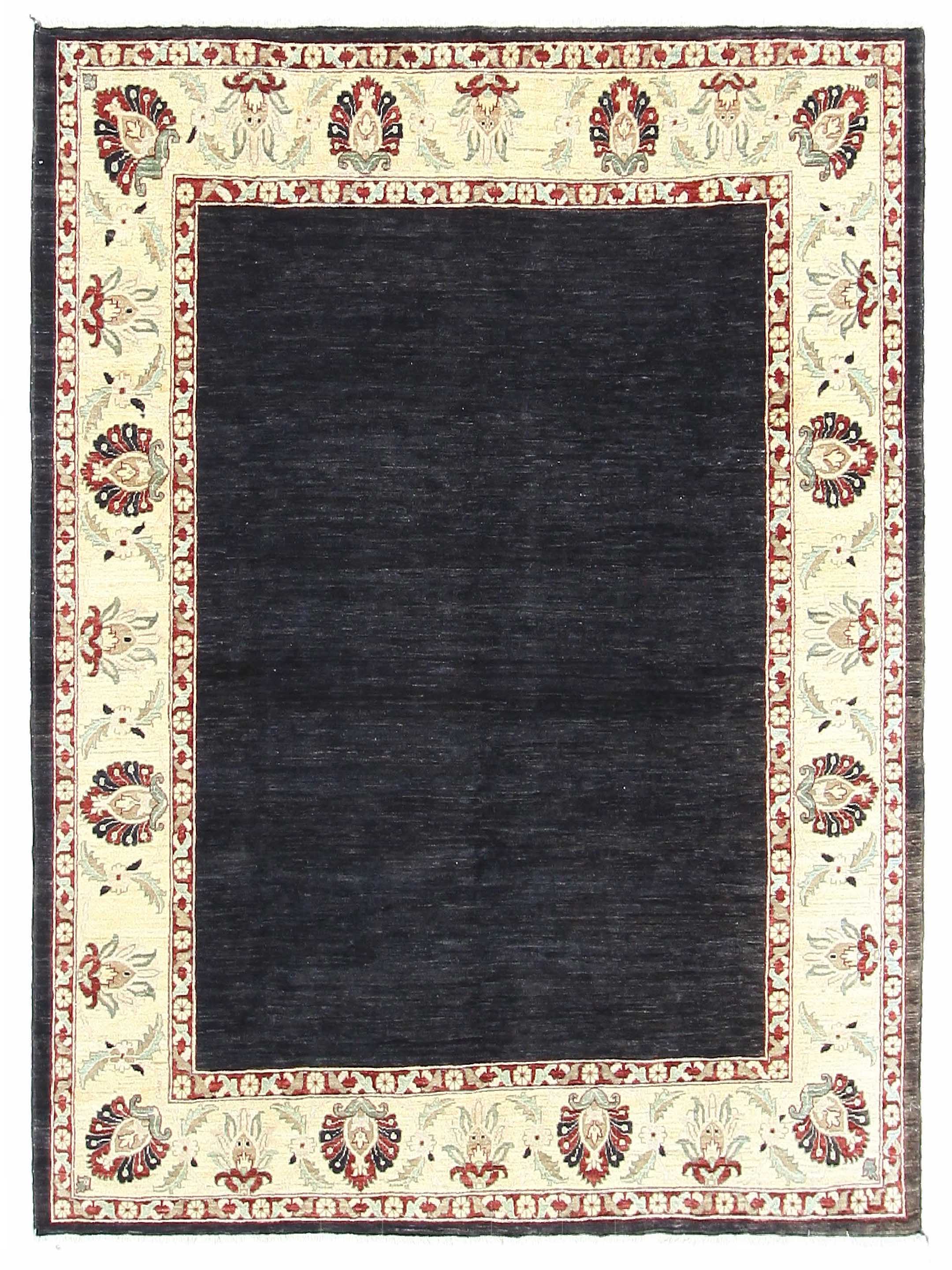 Ziegler Hand Knotted Black 8x10