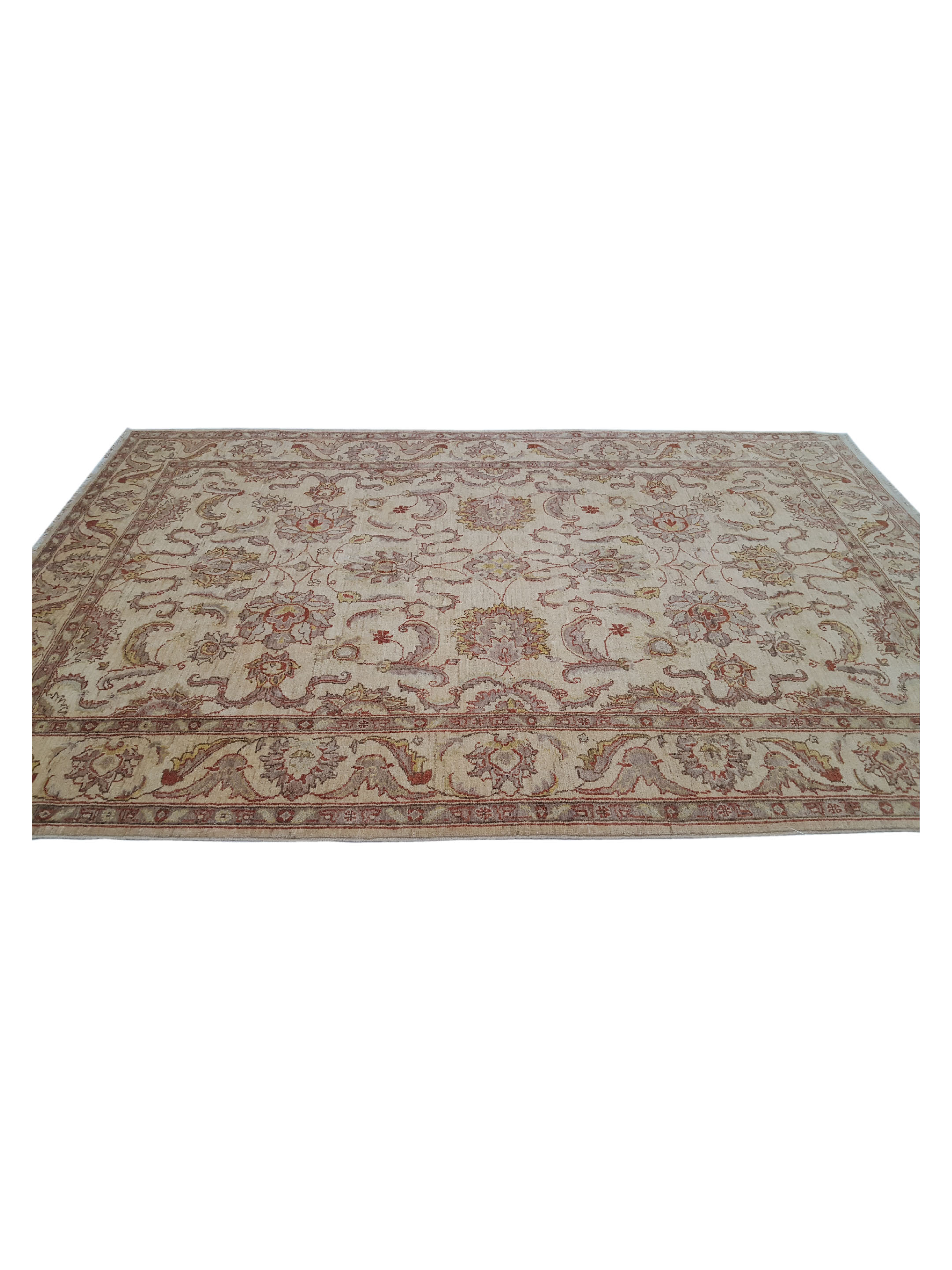 Ziegler Hand Knotted Ivory 7x10 - Image 2 of 6
