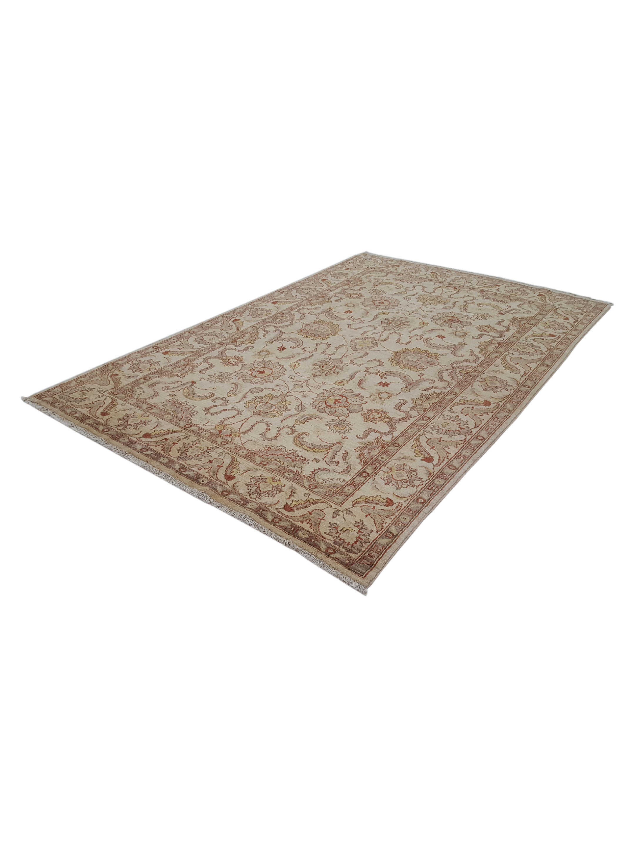 Ziegler Hand Knotted Ivory 7x10 - Image 6 of 6