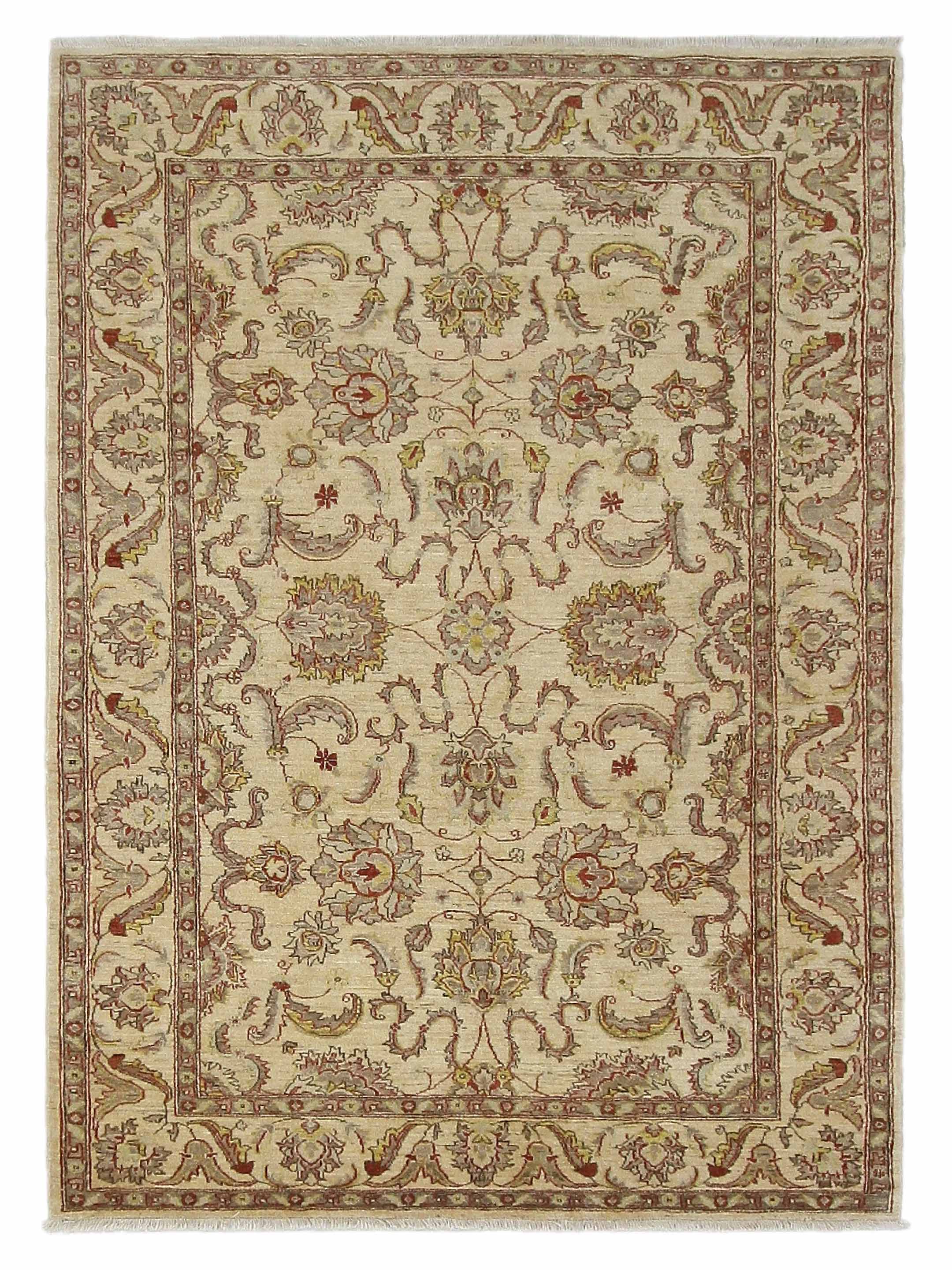 Ziegler Hand Knotted Ivory 7x10