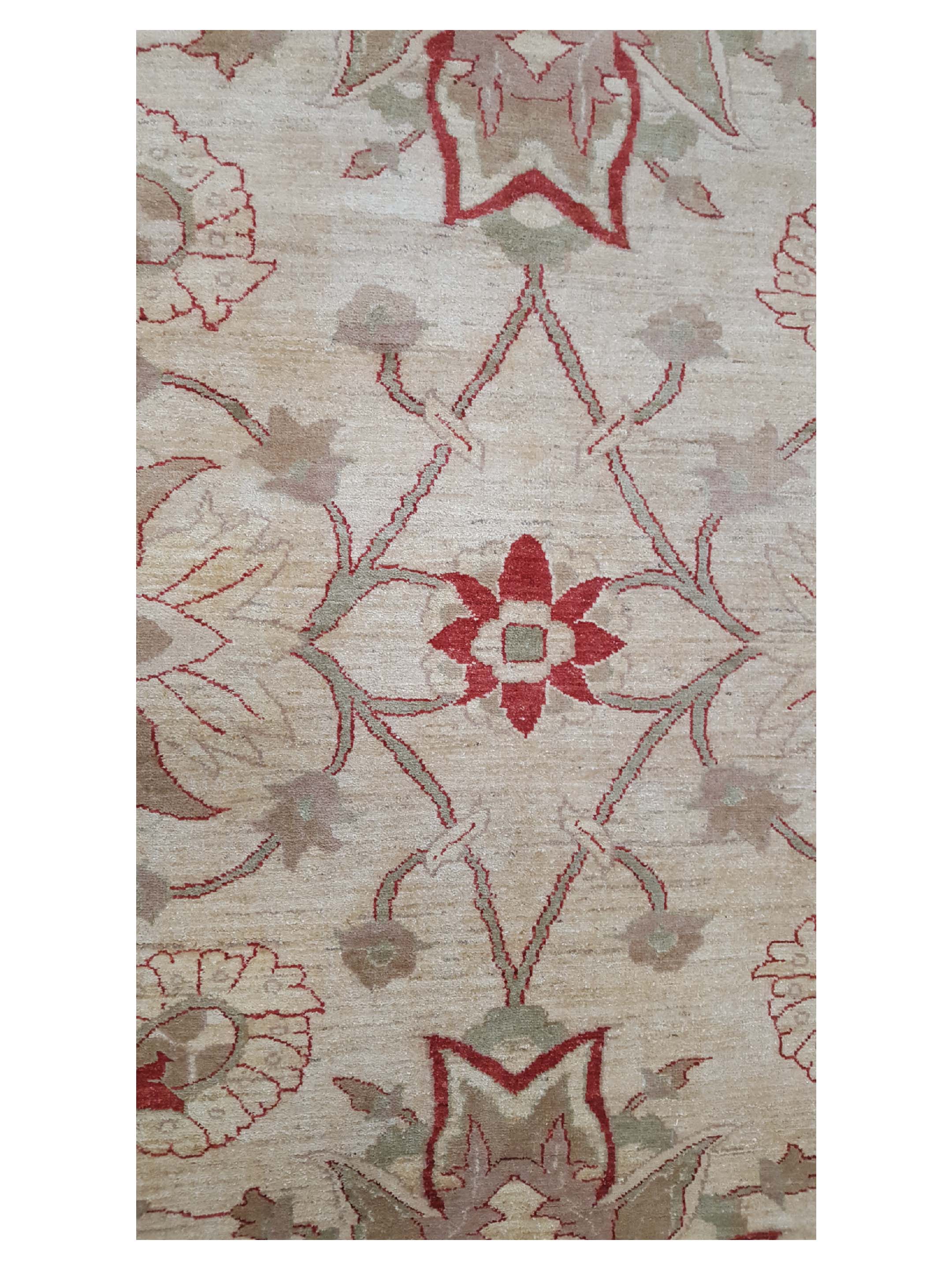 Ziegler Hand Knotted Ivory 12x17 - Image 5 of 7