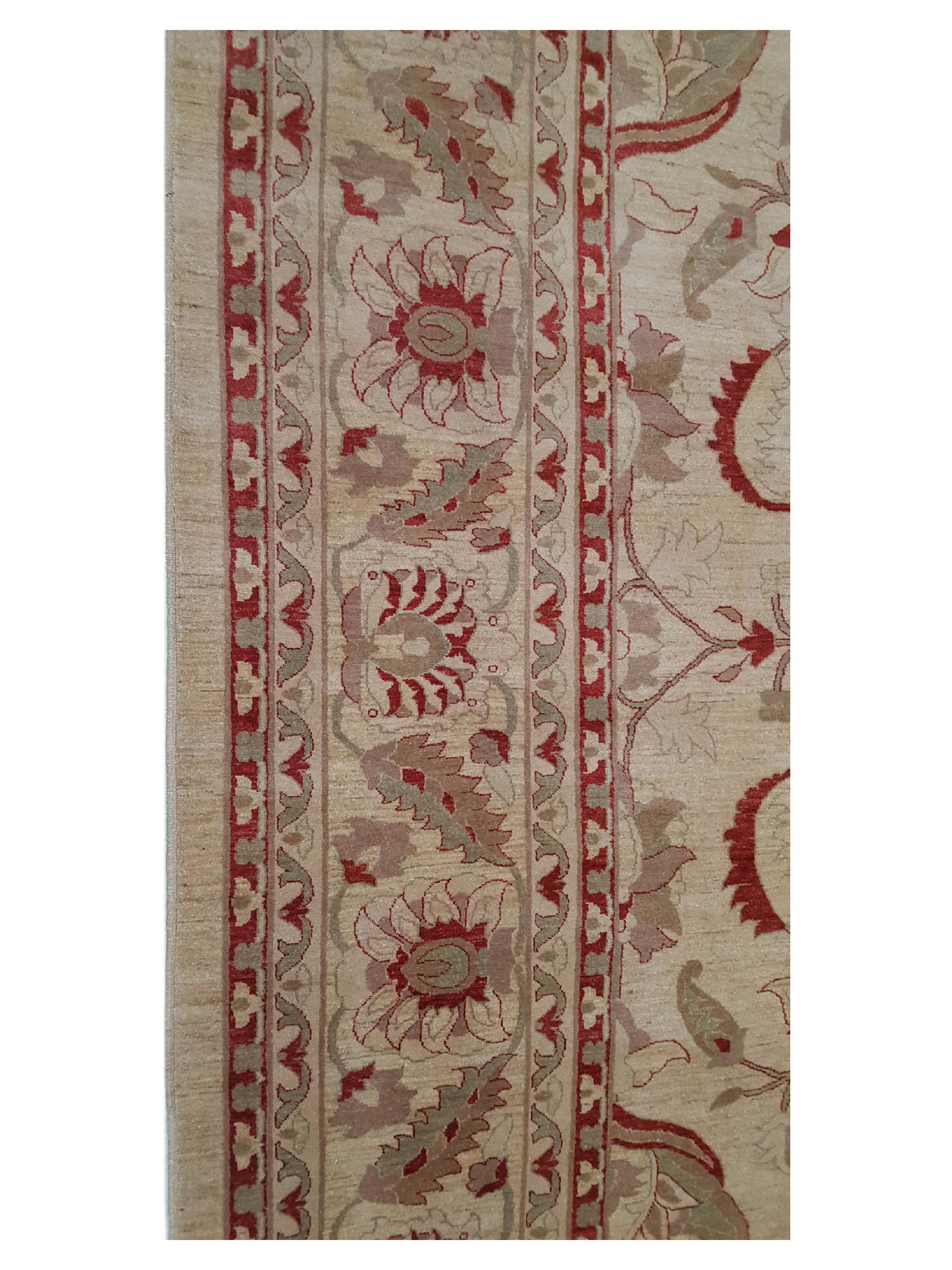 Ziegler Hand Knotted Ivory 12x17 - Image 6 of 7