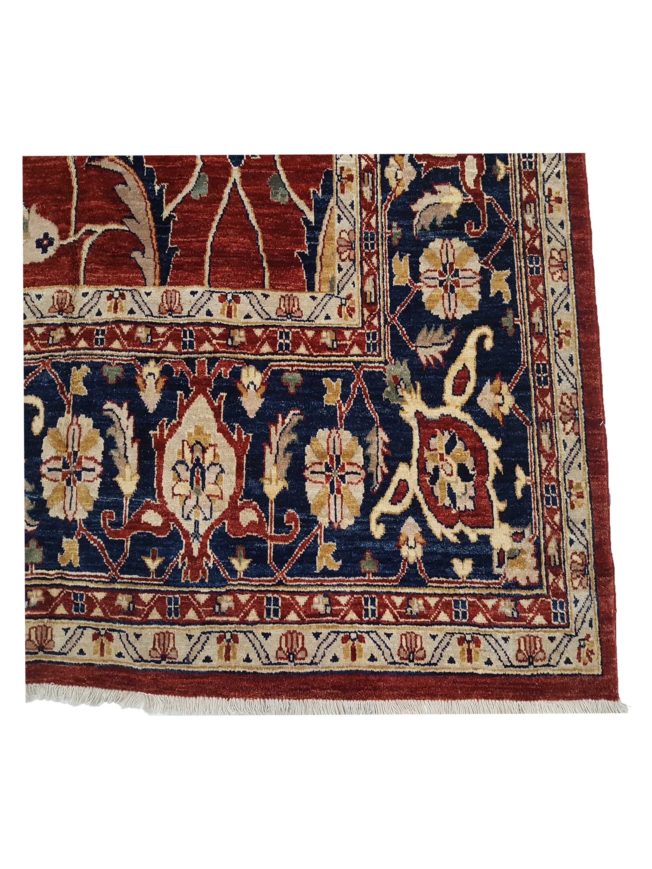 Ziegler Hand Knotted Red 11x16 - Image 7 of 10