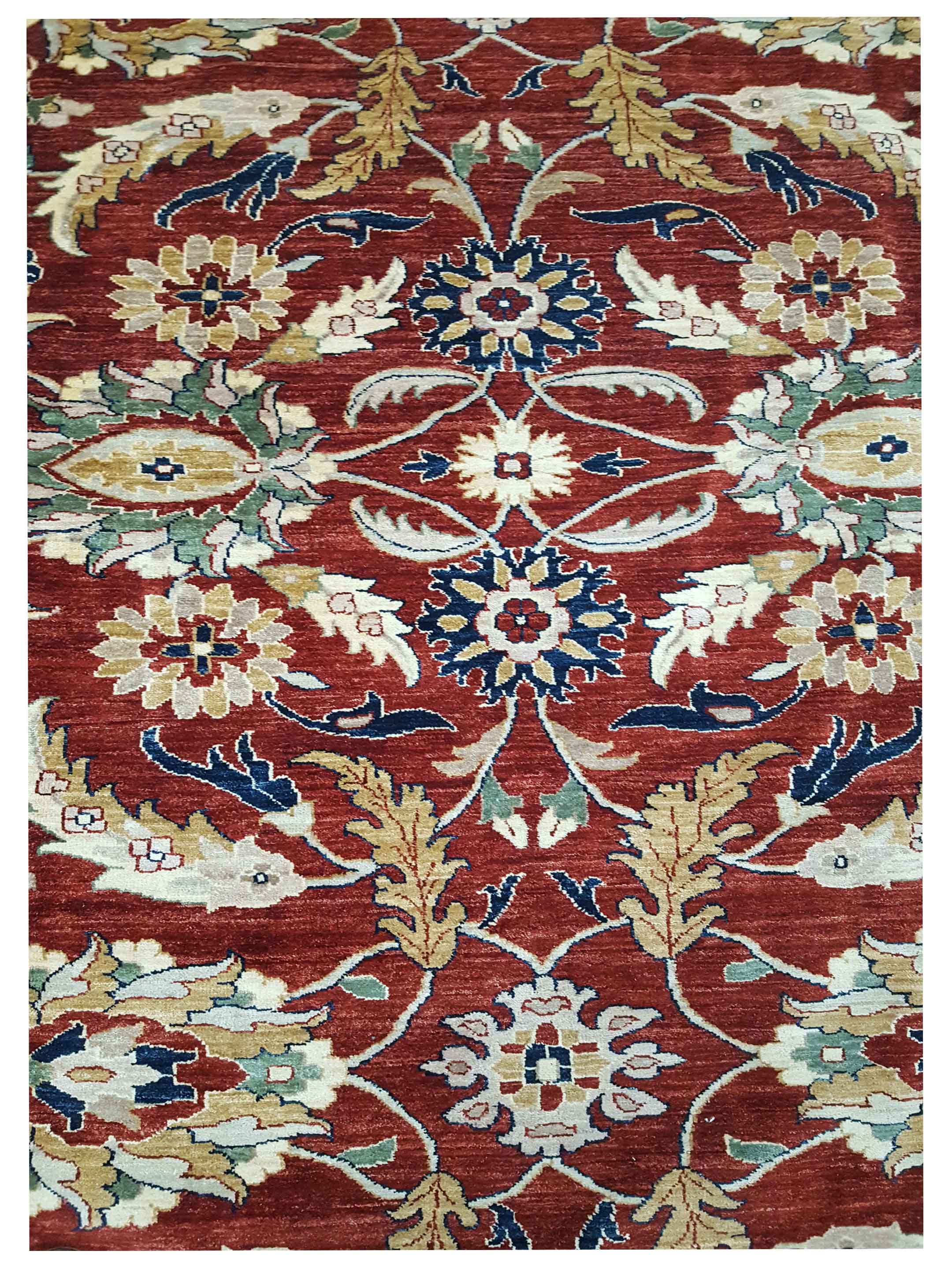 Ziegler Hand Knotted Red 11x16 - Image 8 of 10