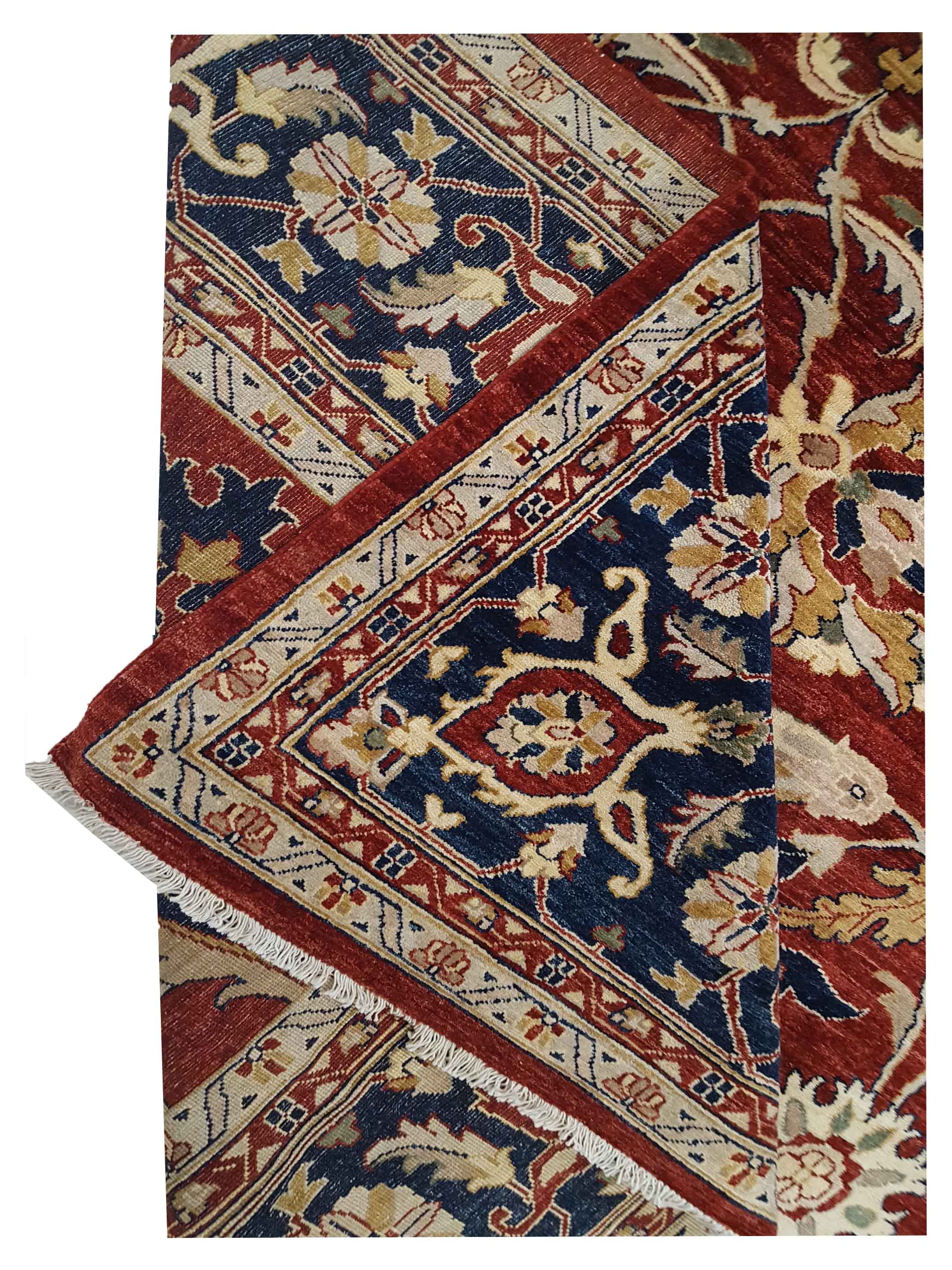 Ziegler Hand Knotted Red 11x16 - Image 9 of 10