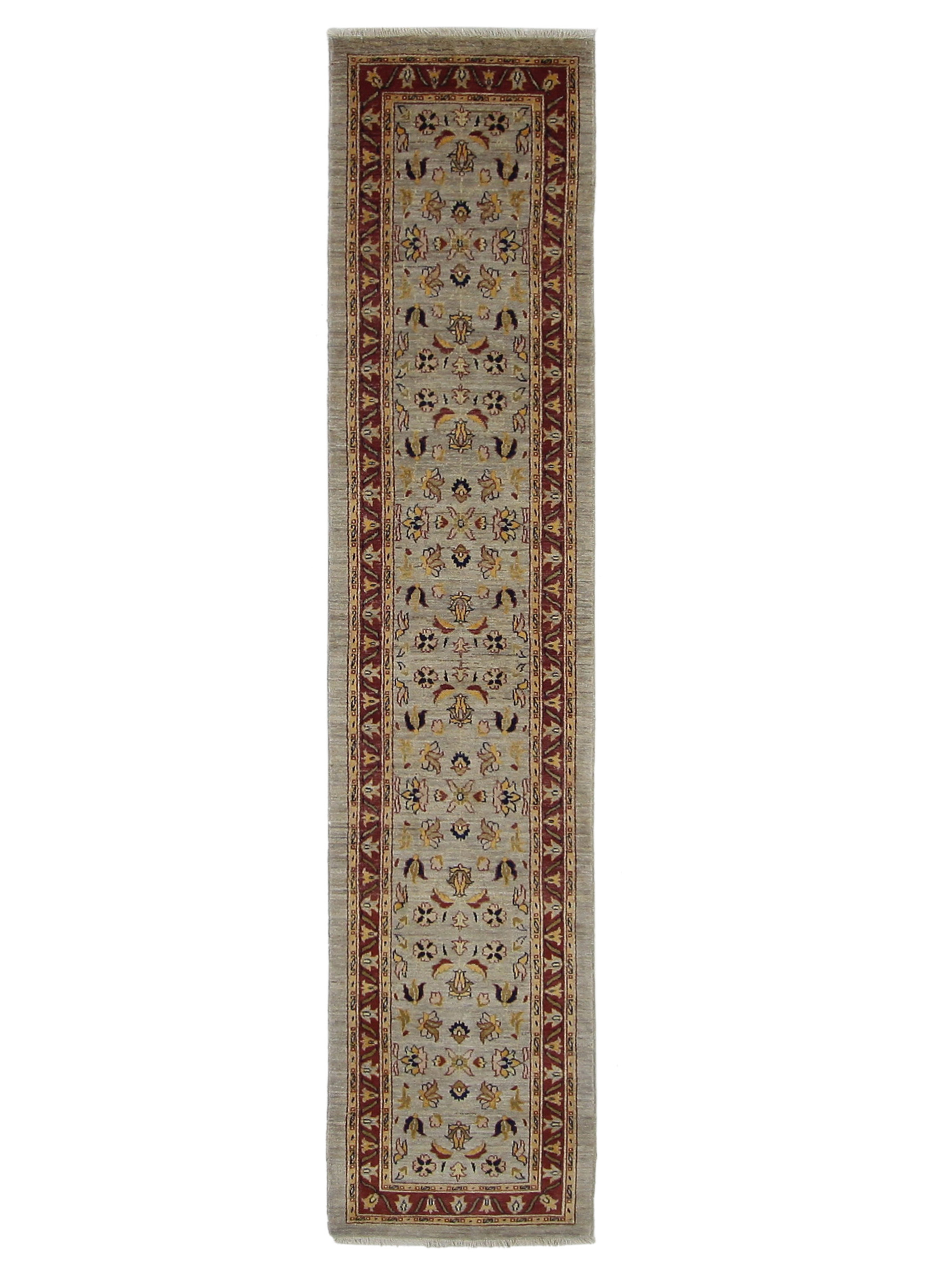 Ziegler Hand Knotted Bone 3x12