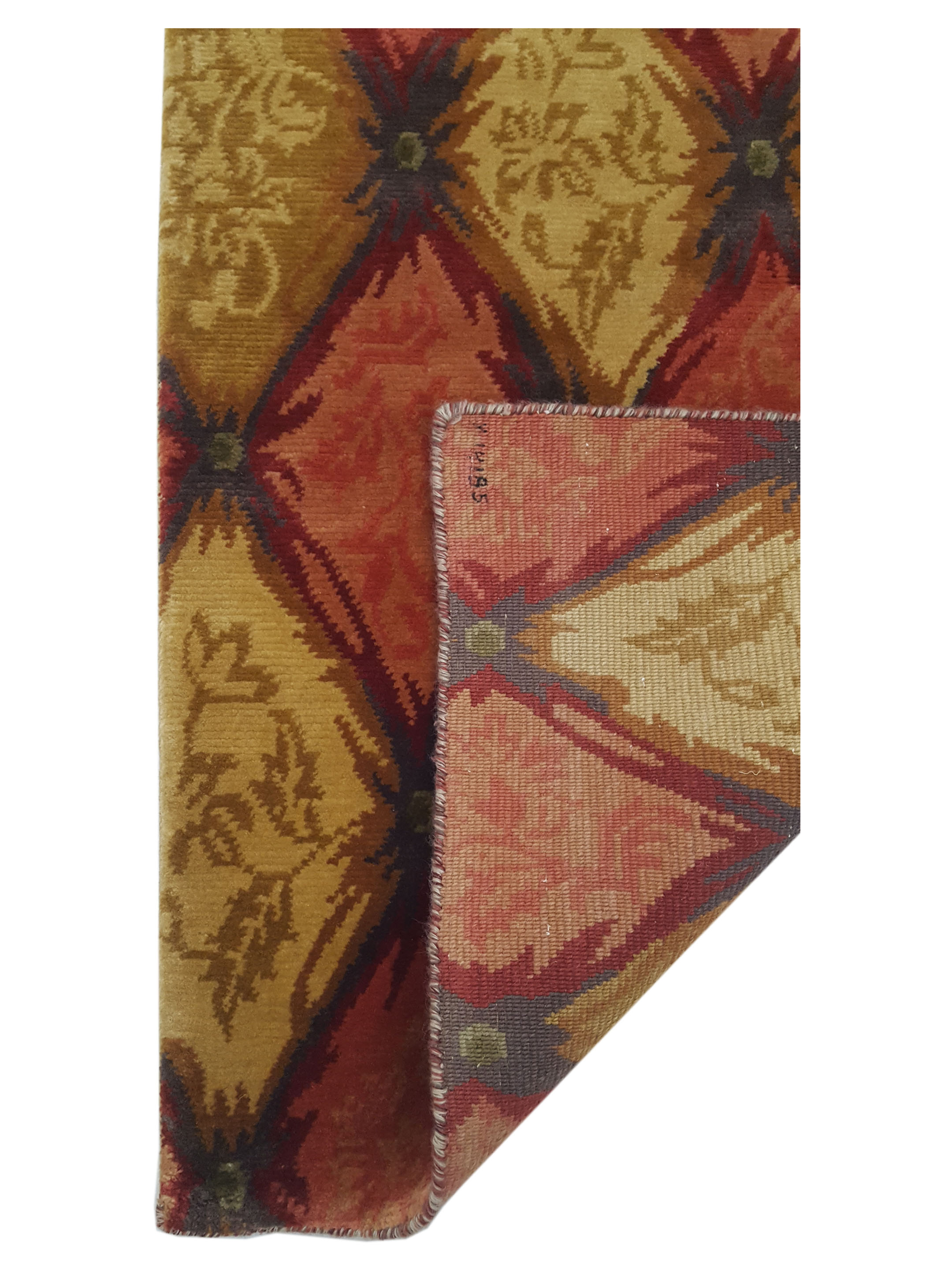 Gouri Ganga Hand Knotted Gold 3x10 - Image 3 of 5
