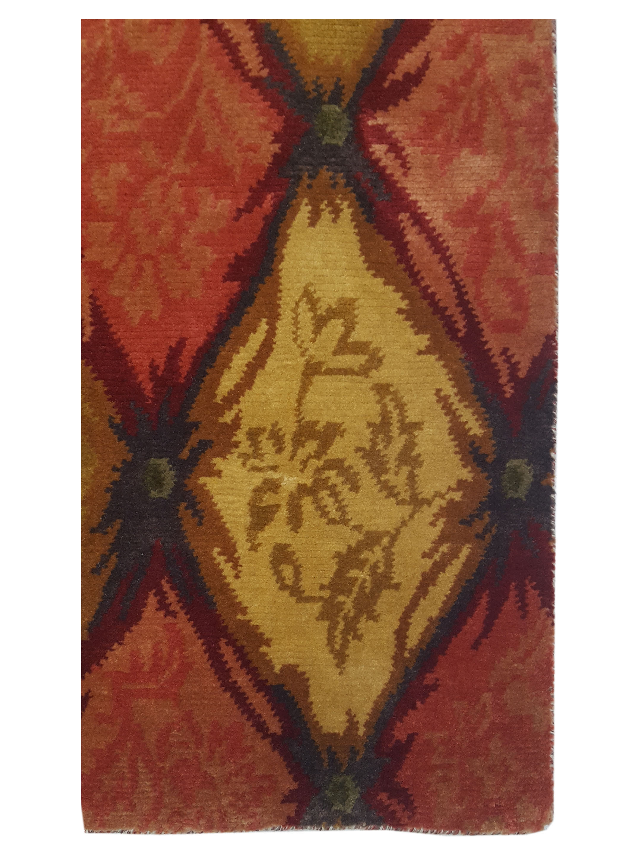 Gouri Ganga Hand Knotted Gold 3x10 - Image 4 of 5