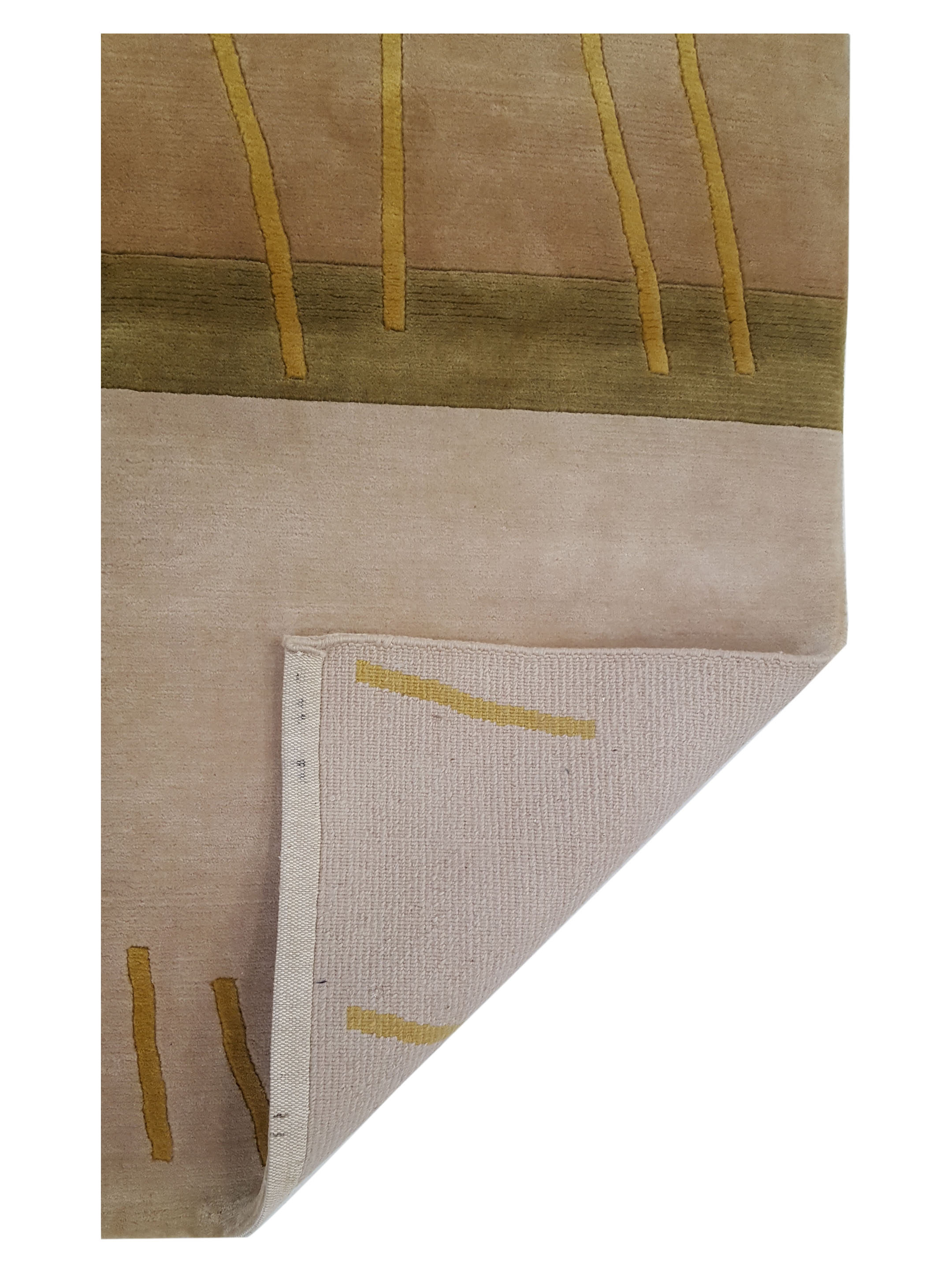 Gouri Ganga Hand Knotted Beige 4x6 - Image 2 of 2