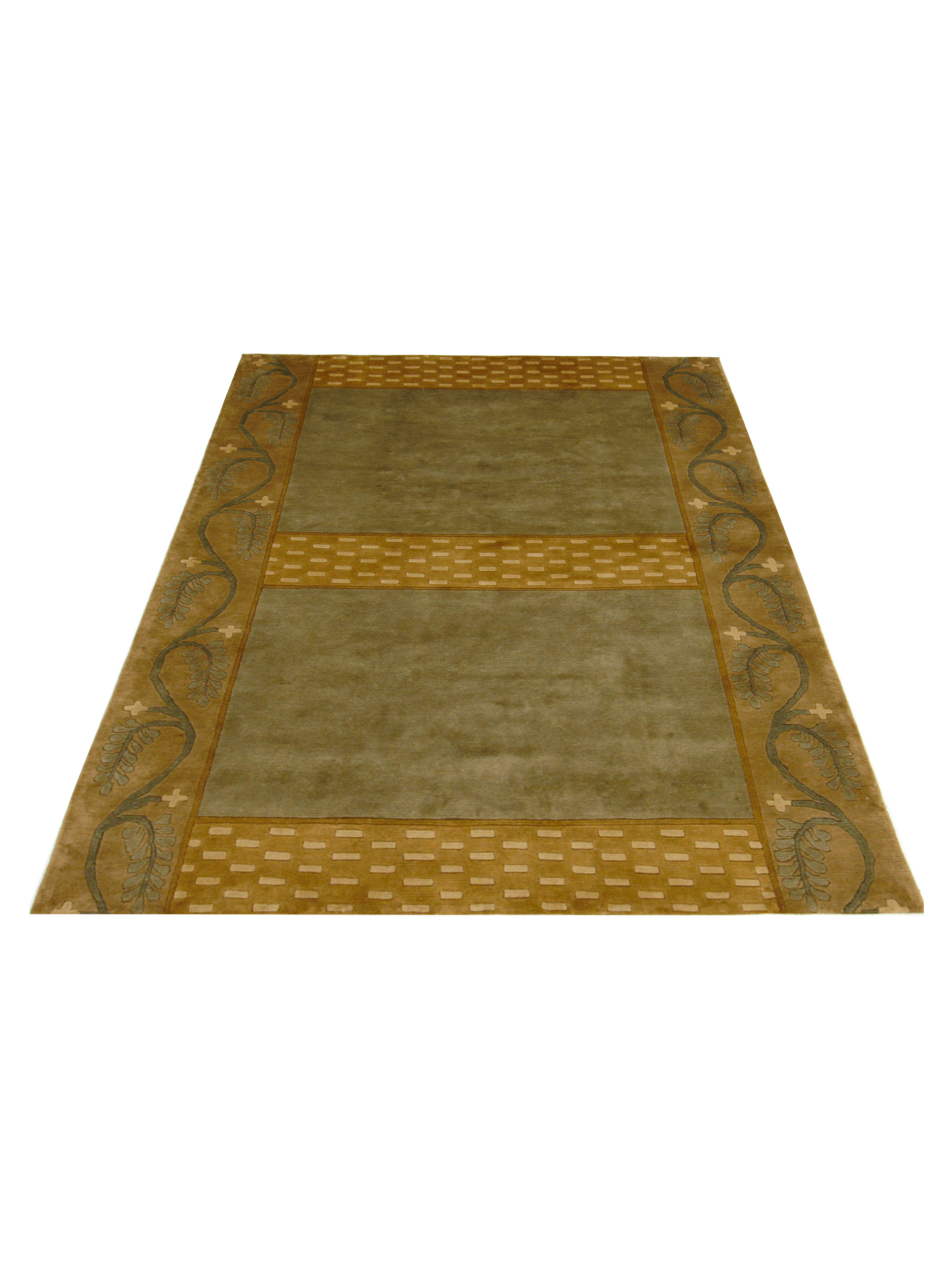 Tranquality Hand Knotted Gold 6x8 - Image 2 of 5