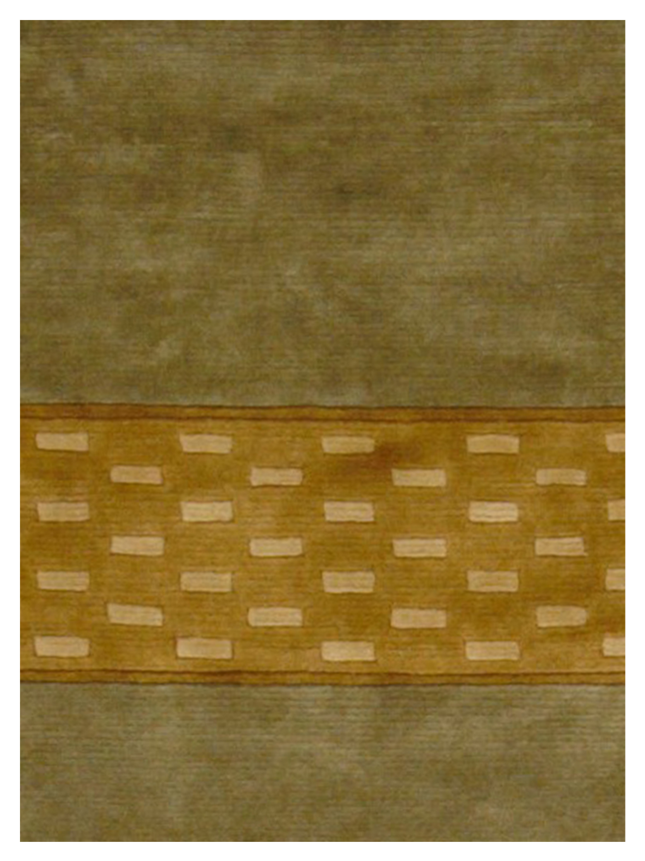 Tranquality Hand Knotted Gold 6x8 - Image 4 of 5