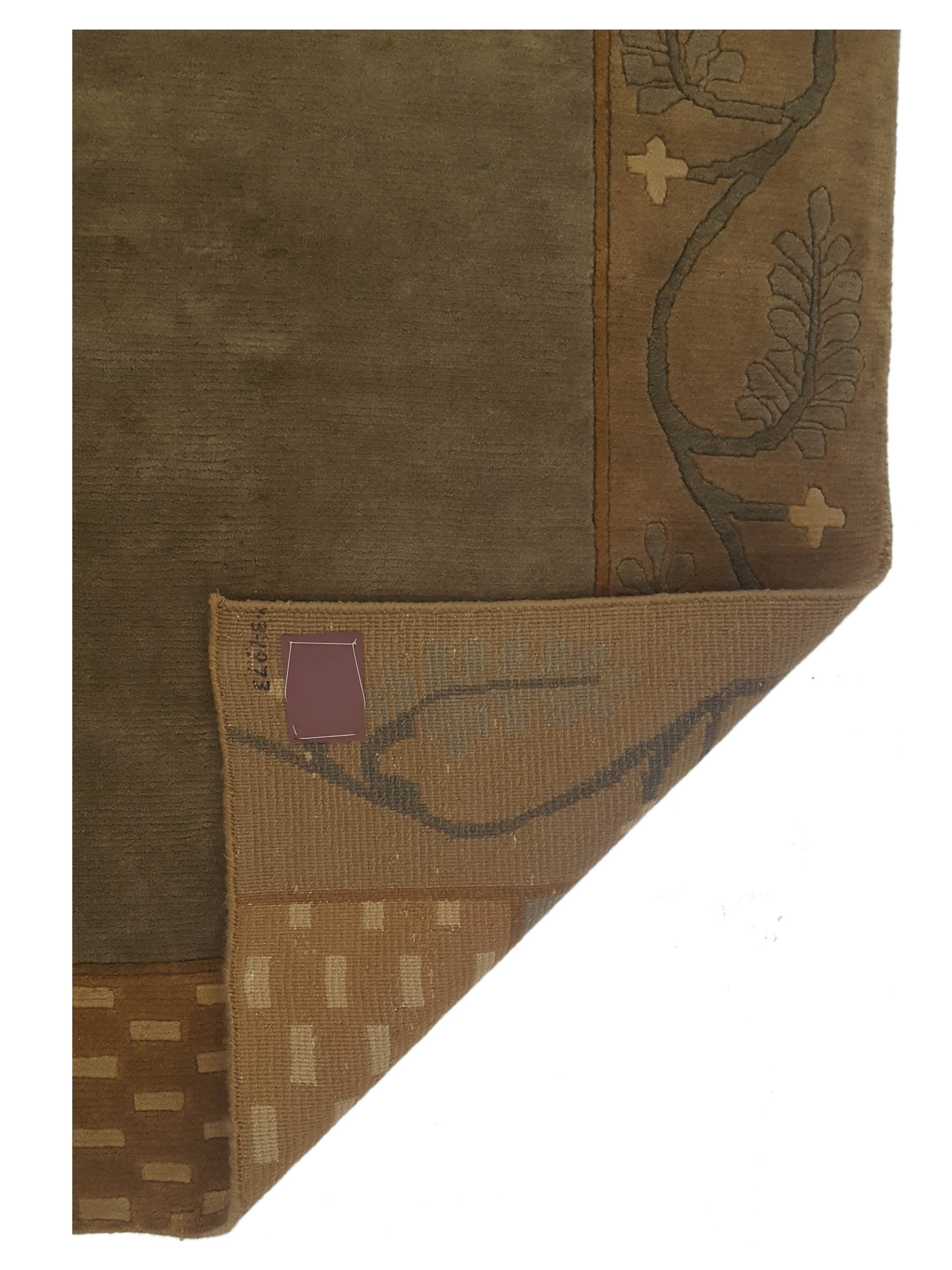 Tranquality Hand Knotted Gold 6x8 - Image 5 of 5