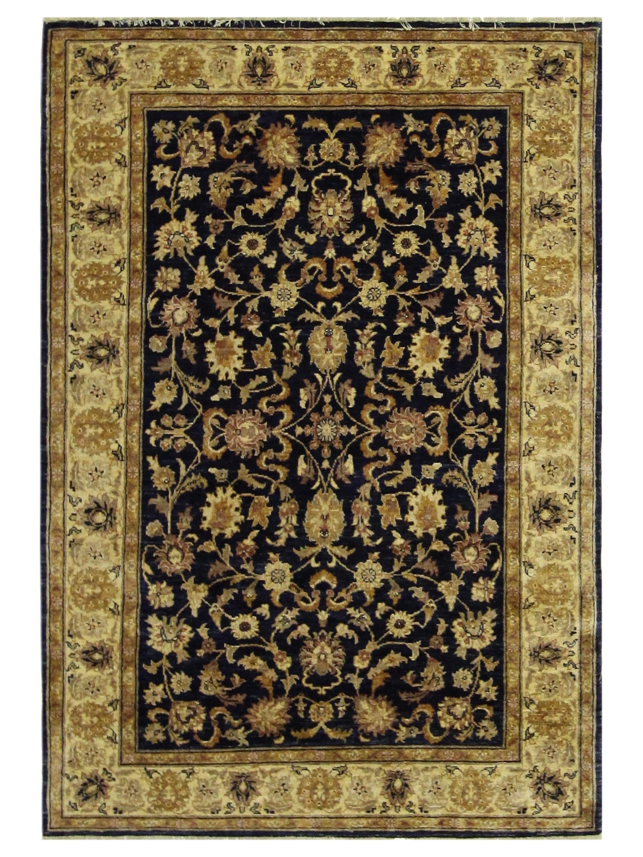 Ziegler Hand Knotted Navy 5x8