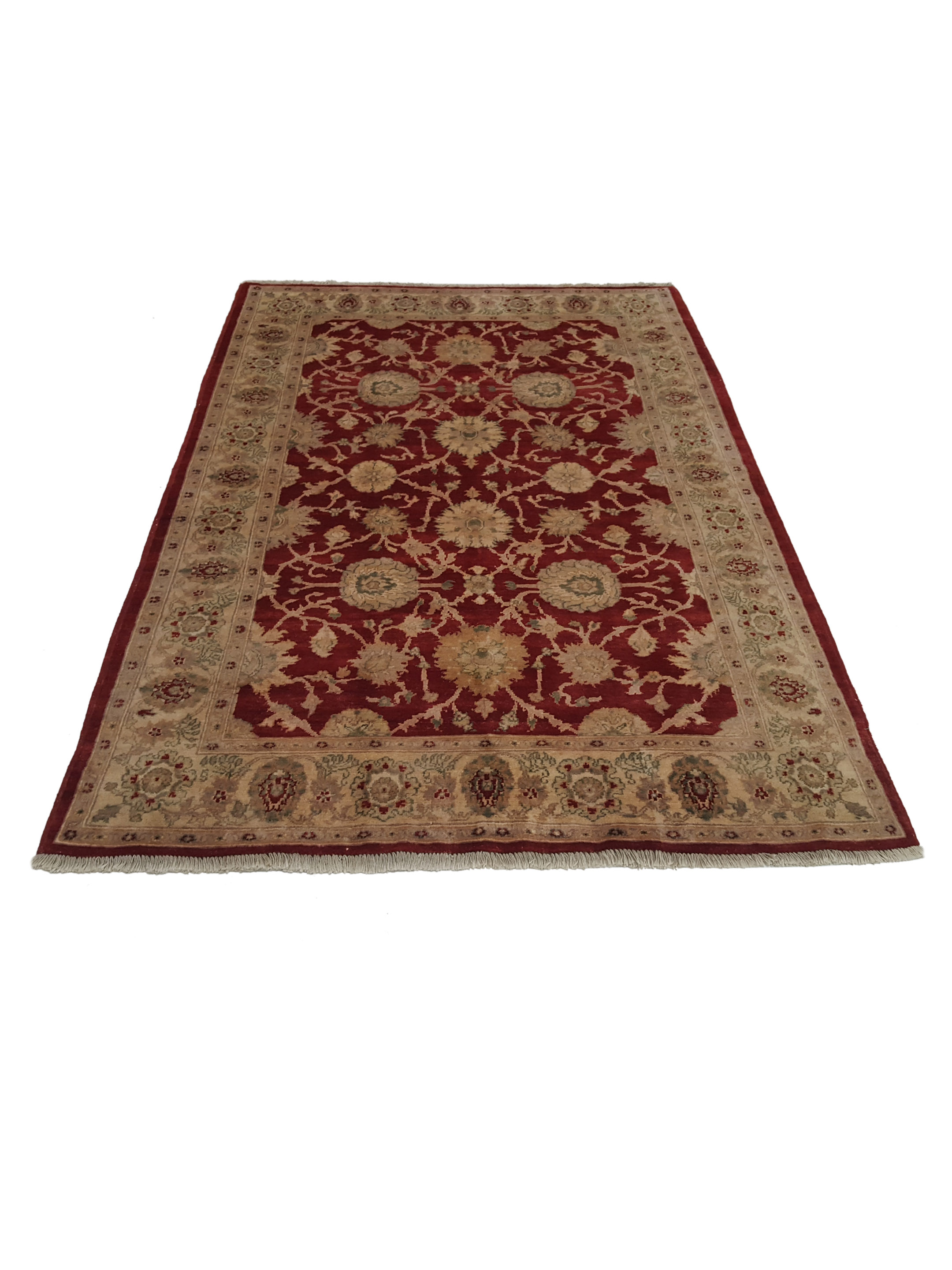 Ziegler Hand Knotted Red 5x8 - Image 2 of 6
