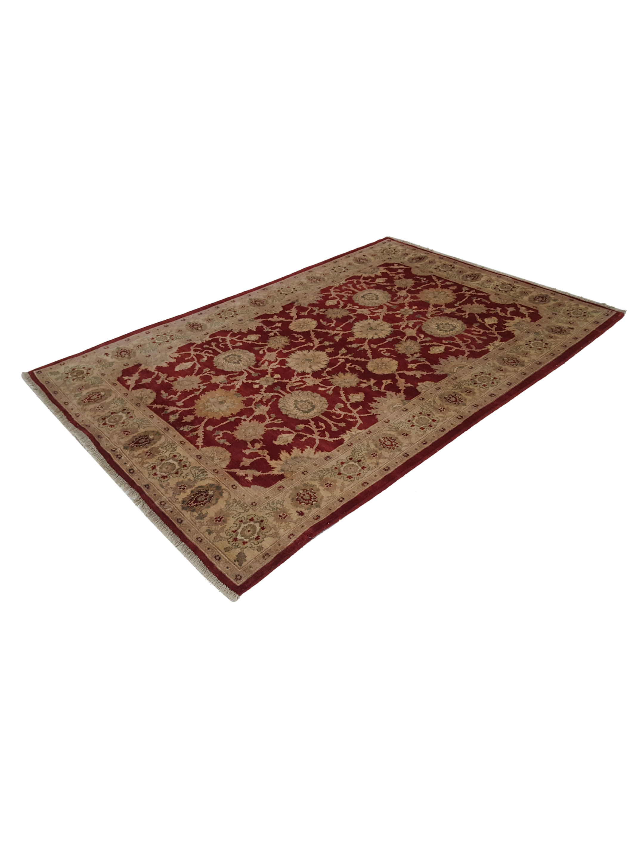 Ziegler Hand Knotted Red 5x8 - Image 6 of 6