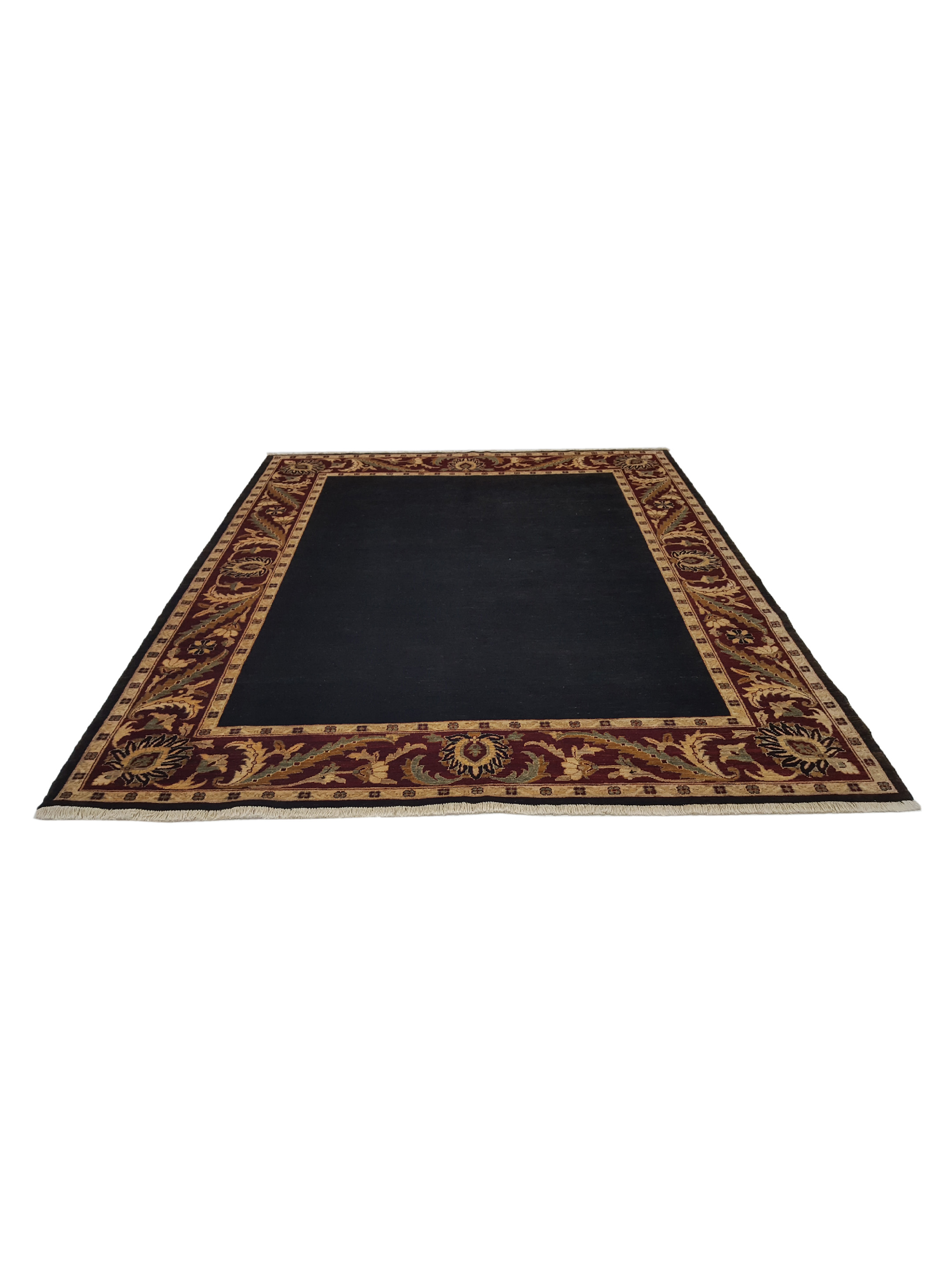 Ziegler Hand Knotted Black 8x10 - Image 2 of 6