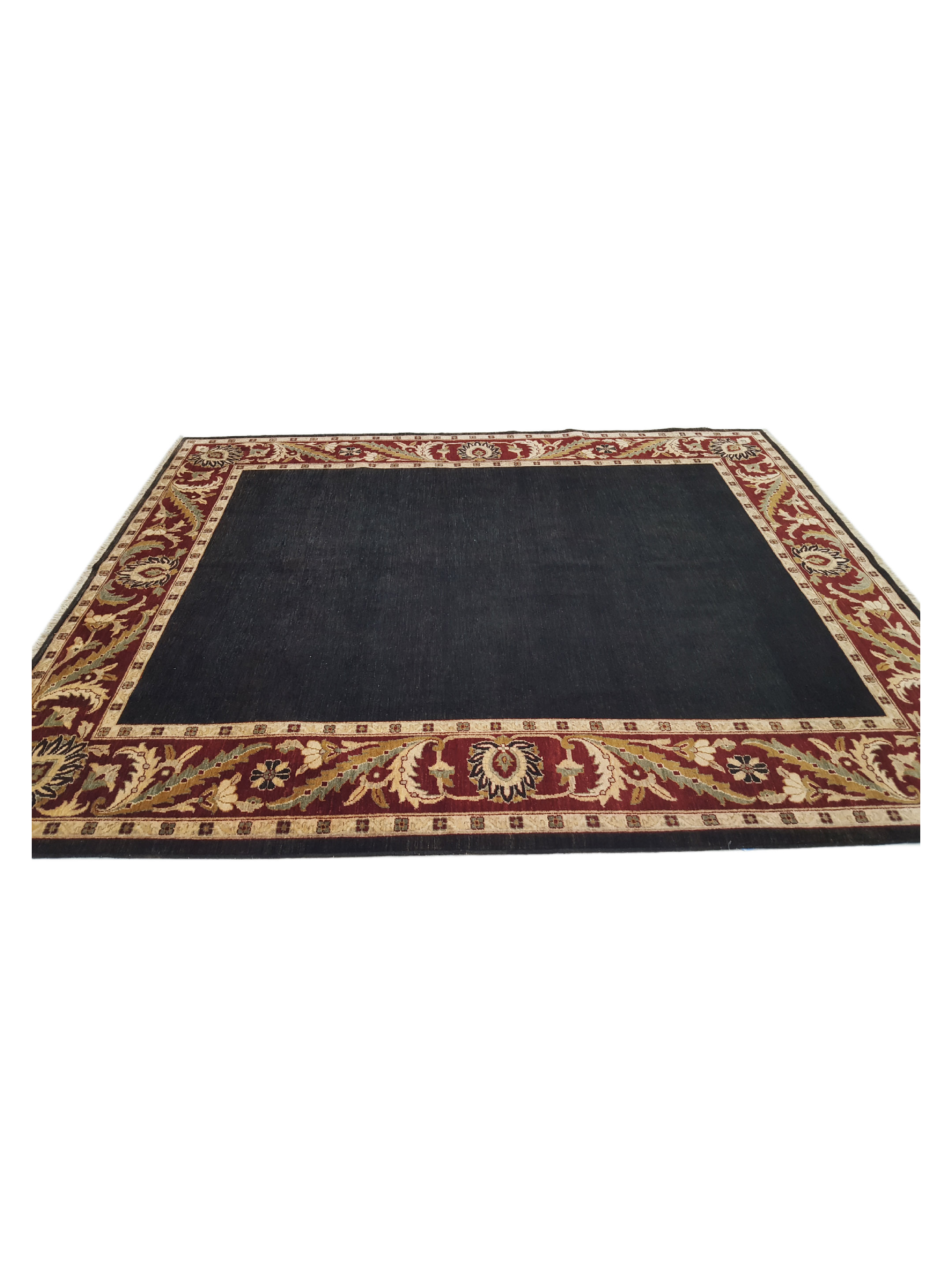 Ziegler Hand Knotted Black 8x10 - Image 5 of 6