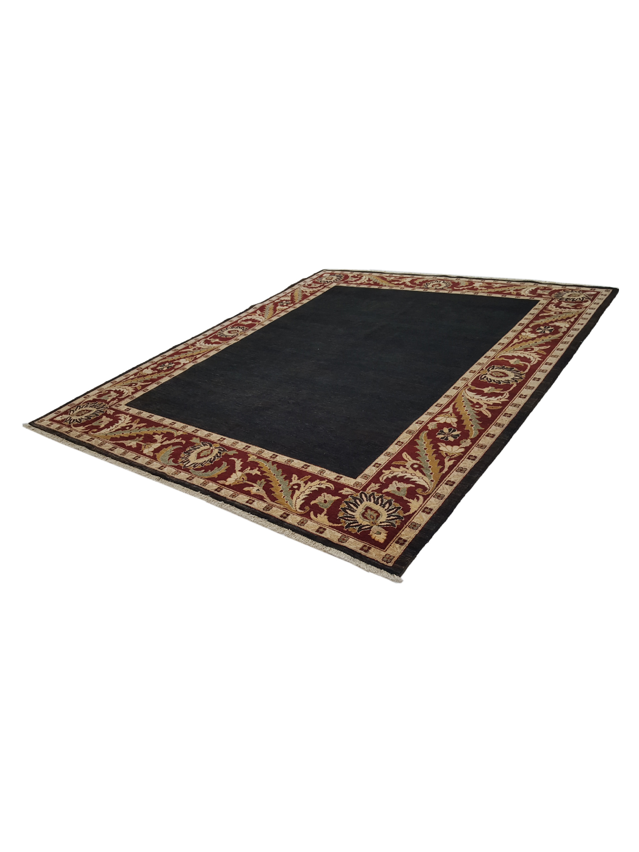 Ziegler Hand Knotted Black 8x10 - Image 6 of 6