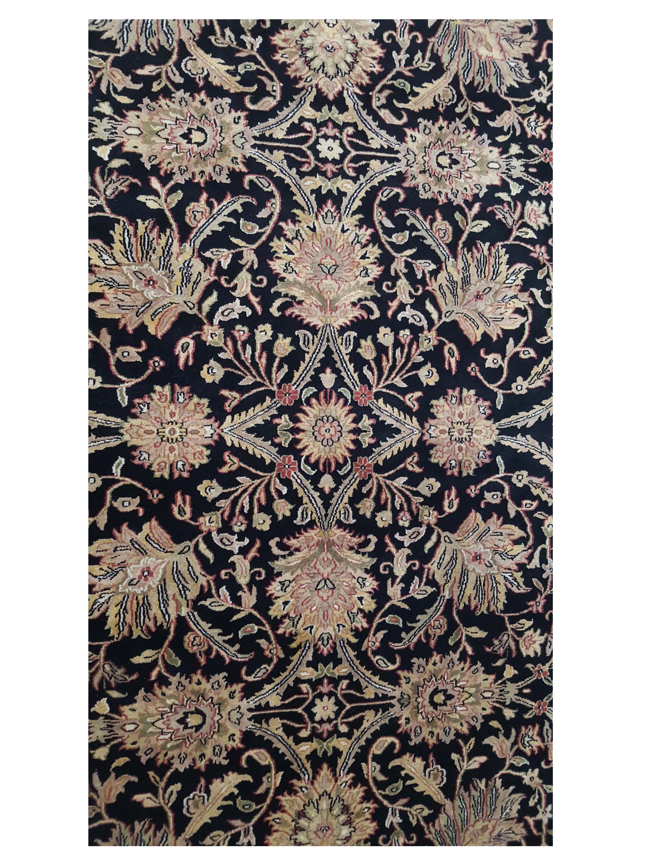 Serene Hand Knotted Black 9x12 - Image 5 of 6
