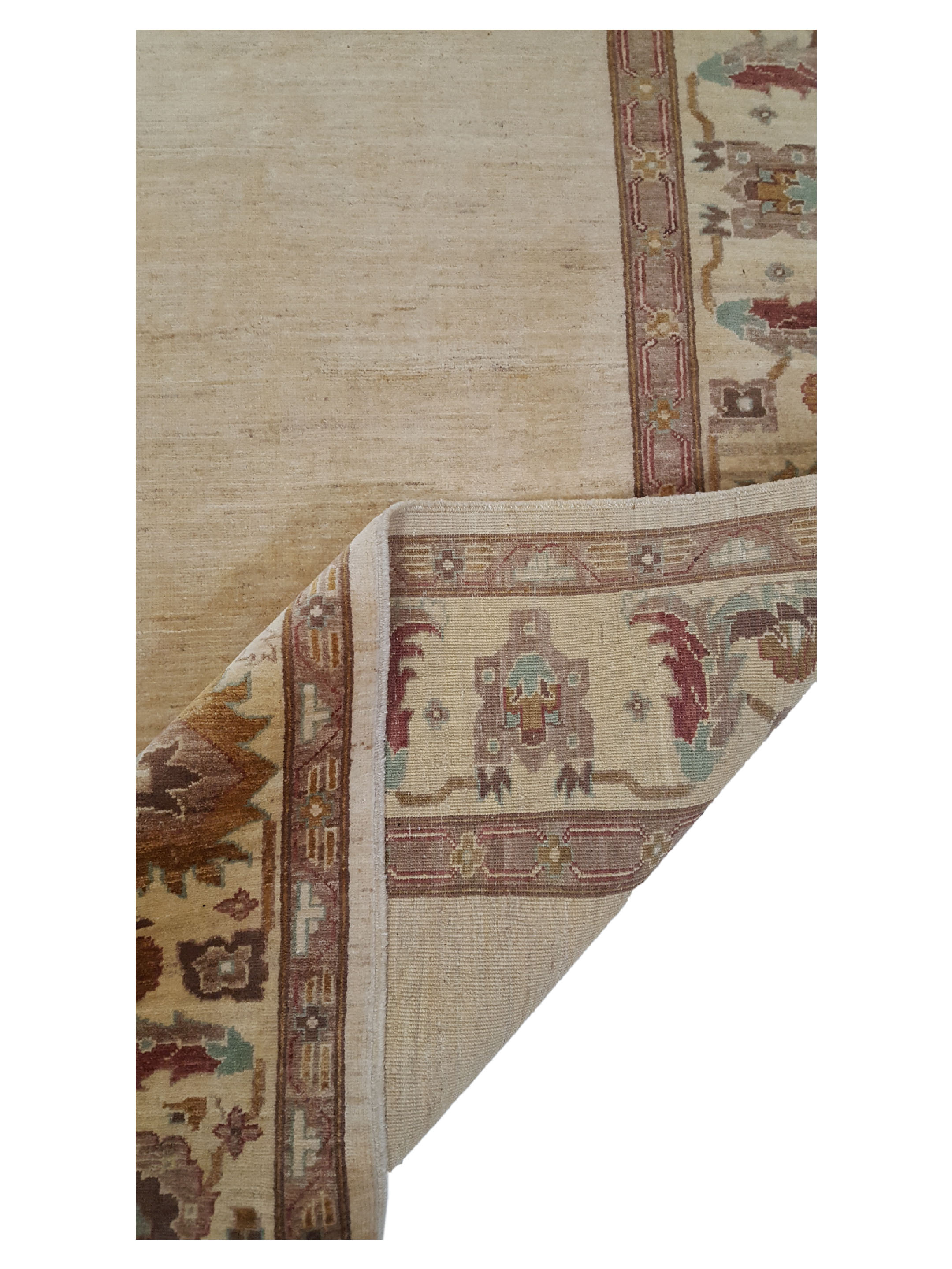 Ziegler Hand Knotted Ivory 8x10 - Image 3 of 6