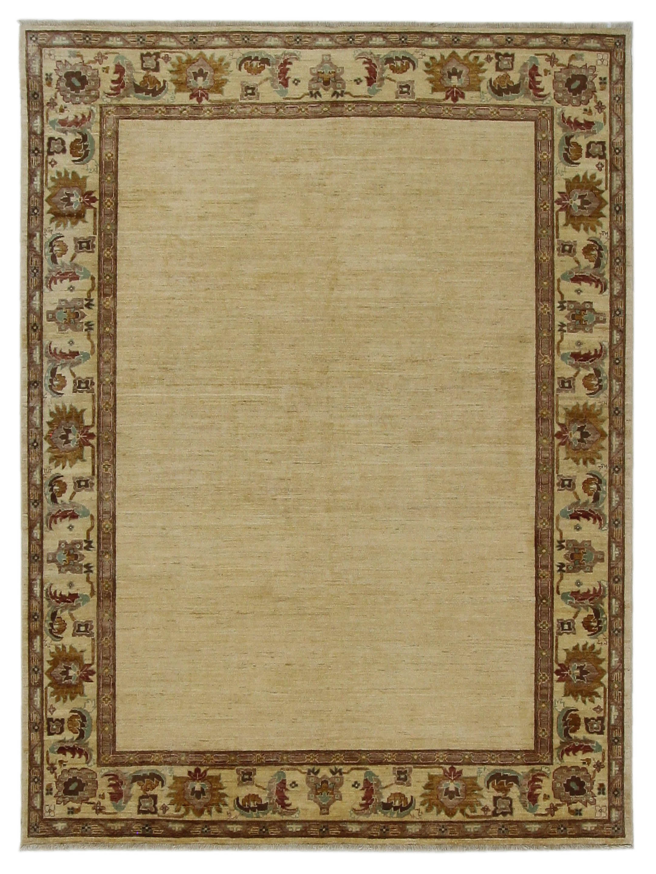 Ziegler Hand Knotted Ivory 8x10