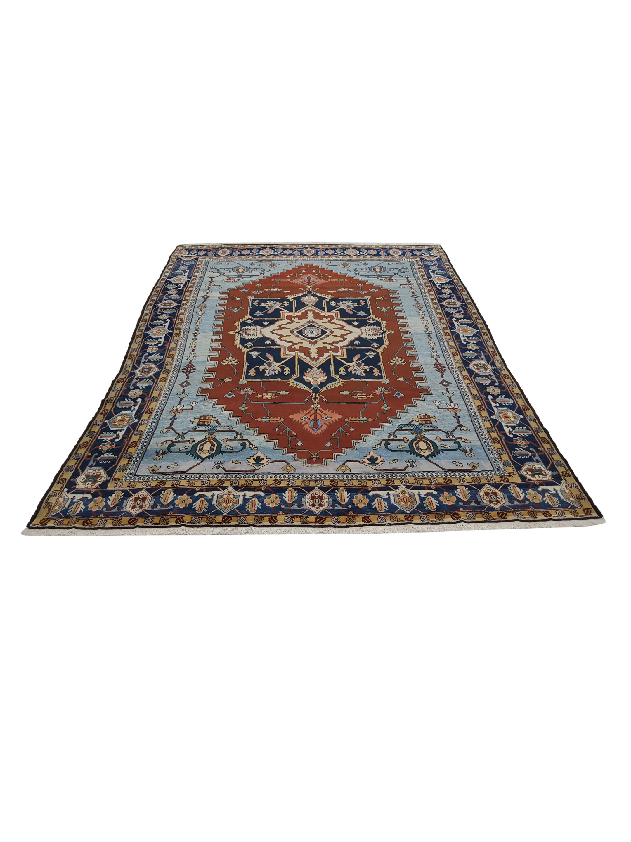 Serapi Hand Knotted Navy 12x15 - Image 2 of 6