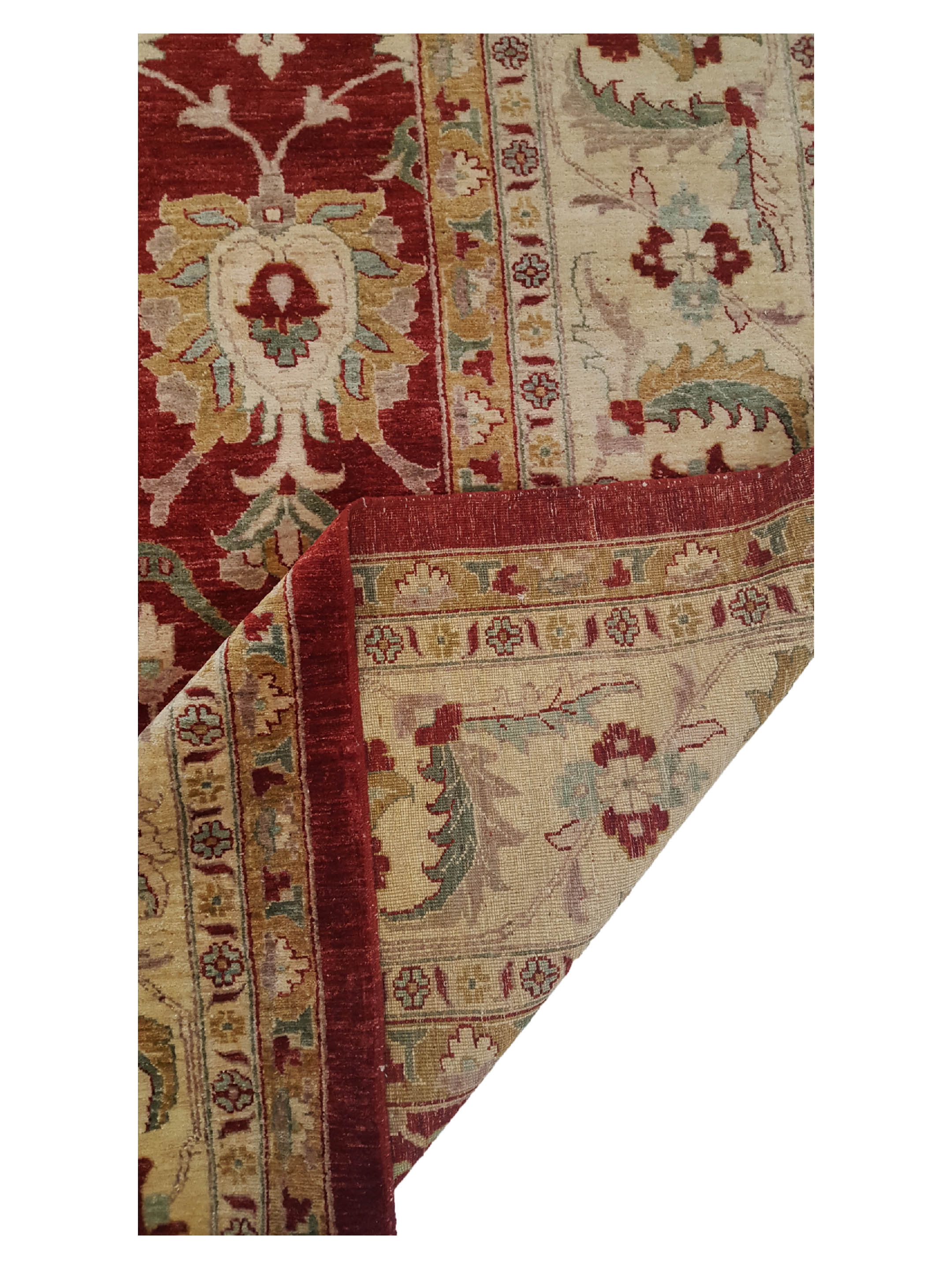 Ziegler Hand Knotted Red 13x16 - Image 3 of 6