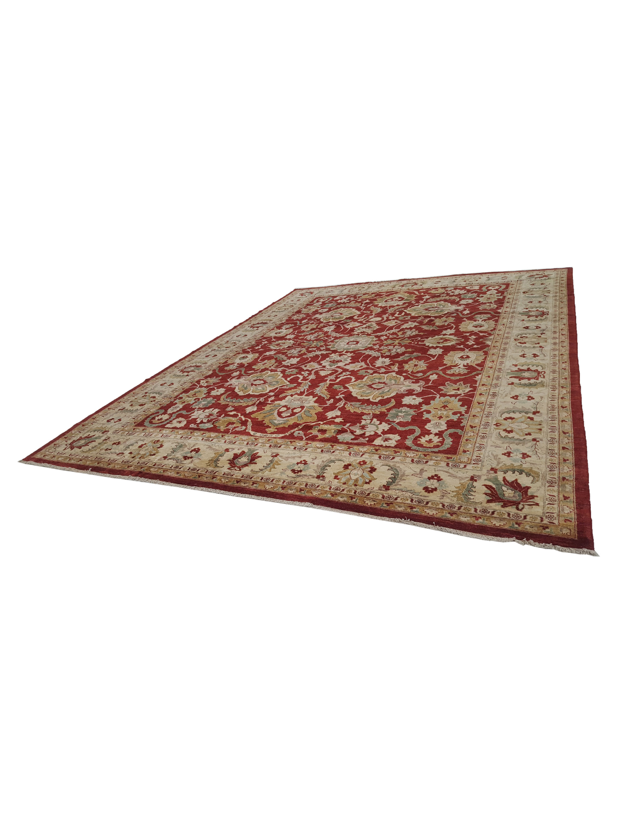 Ziegler Hand Knotted Red 13x16 - Image 6 of 6