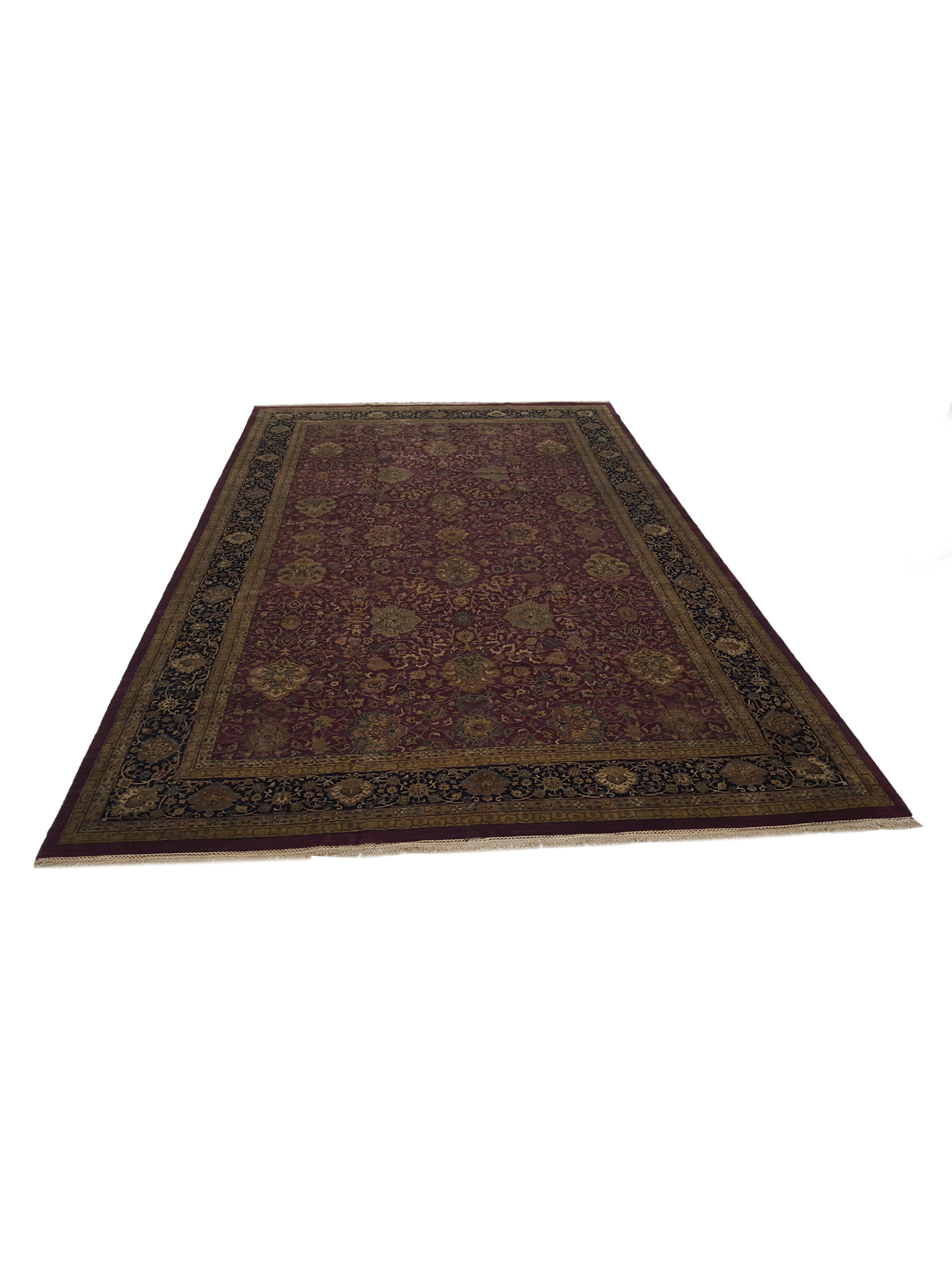 Jaipur Hand Knotted Red 12x18 - Image 2 of 6