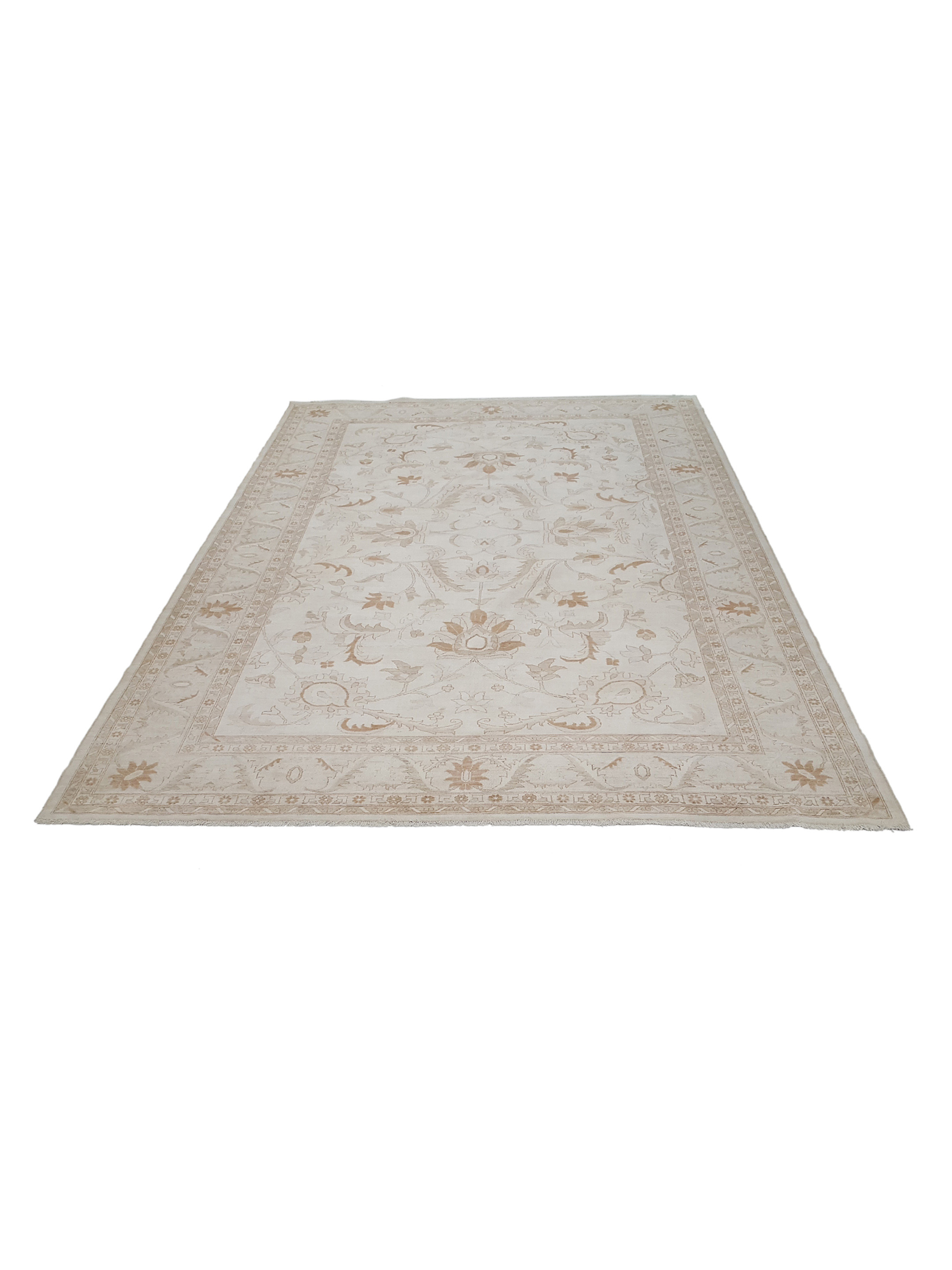 Ziegler Hand Knotted Ivory 10x14 - Image 2 of 6