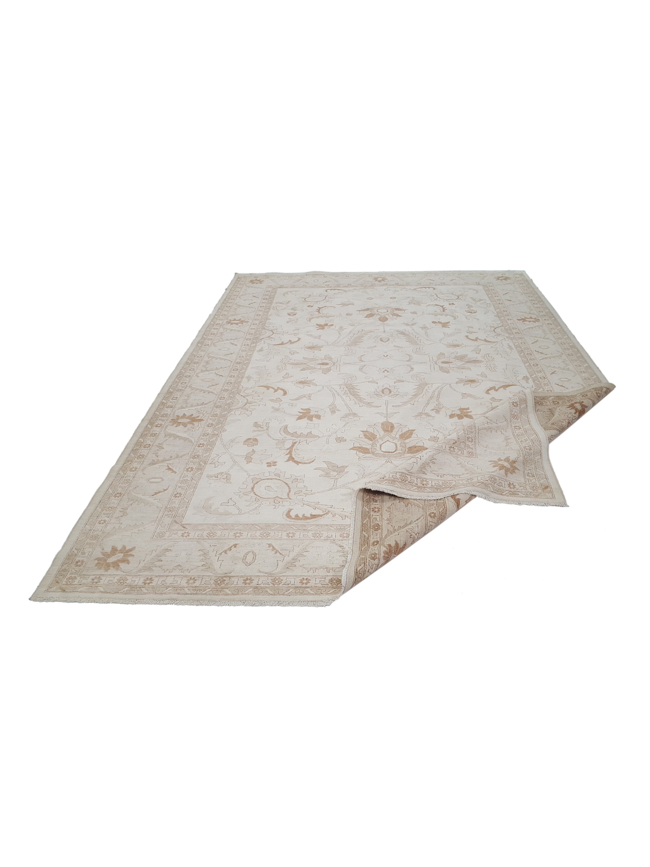 Ziegler Hand Knotted Ivory 10x14 - Image 3 of 6