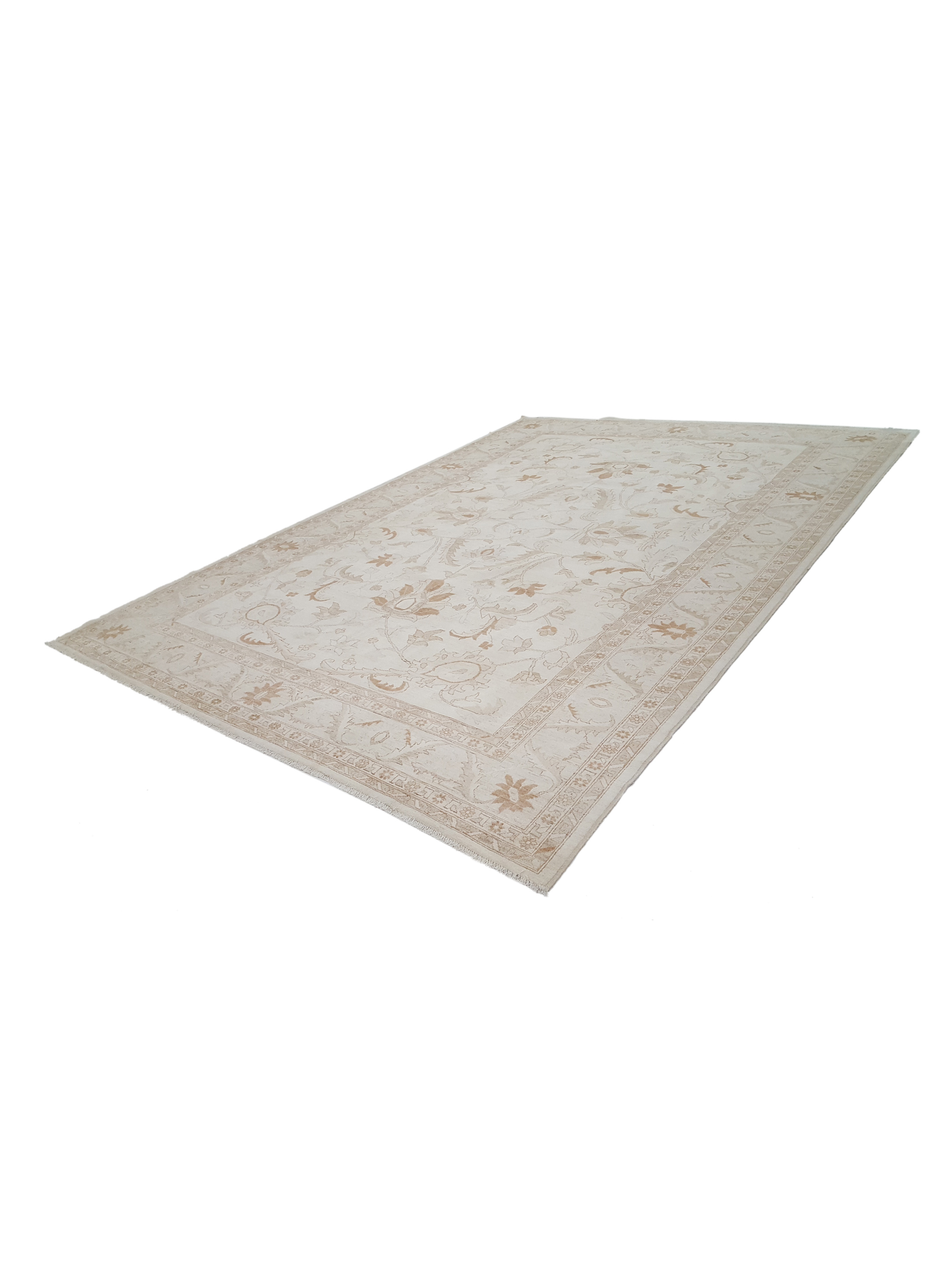 Ziegler Hand Knotted Ivory 10x14 - Image 6 of 6