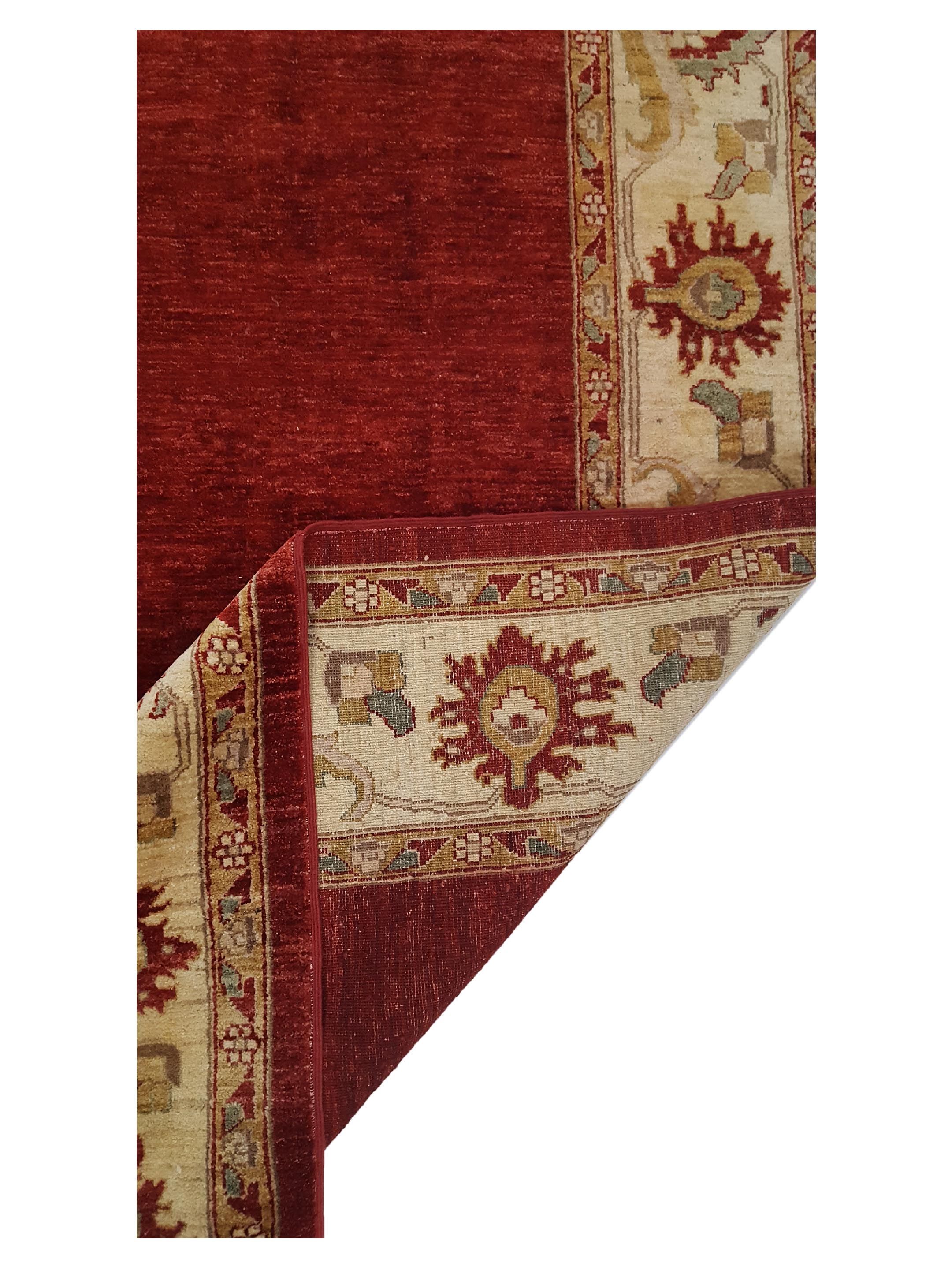 Ziegler Hand Knotted Red 8x10 - Image 3 of 6