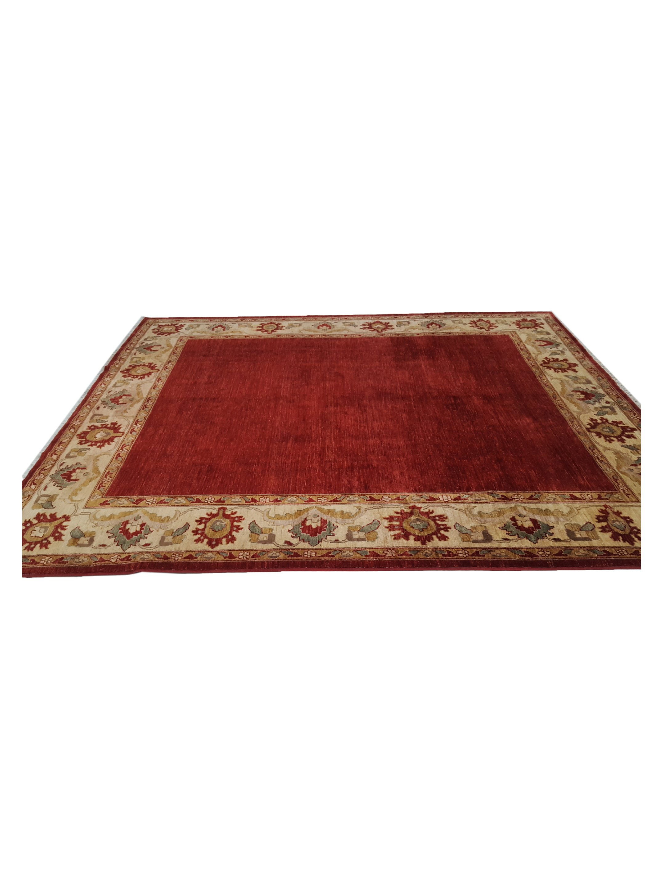 Ziegler Hand Knotted Red 8x10 - Image 5 of 6