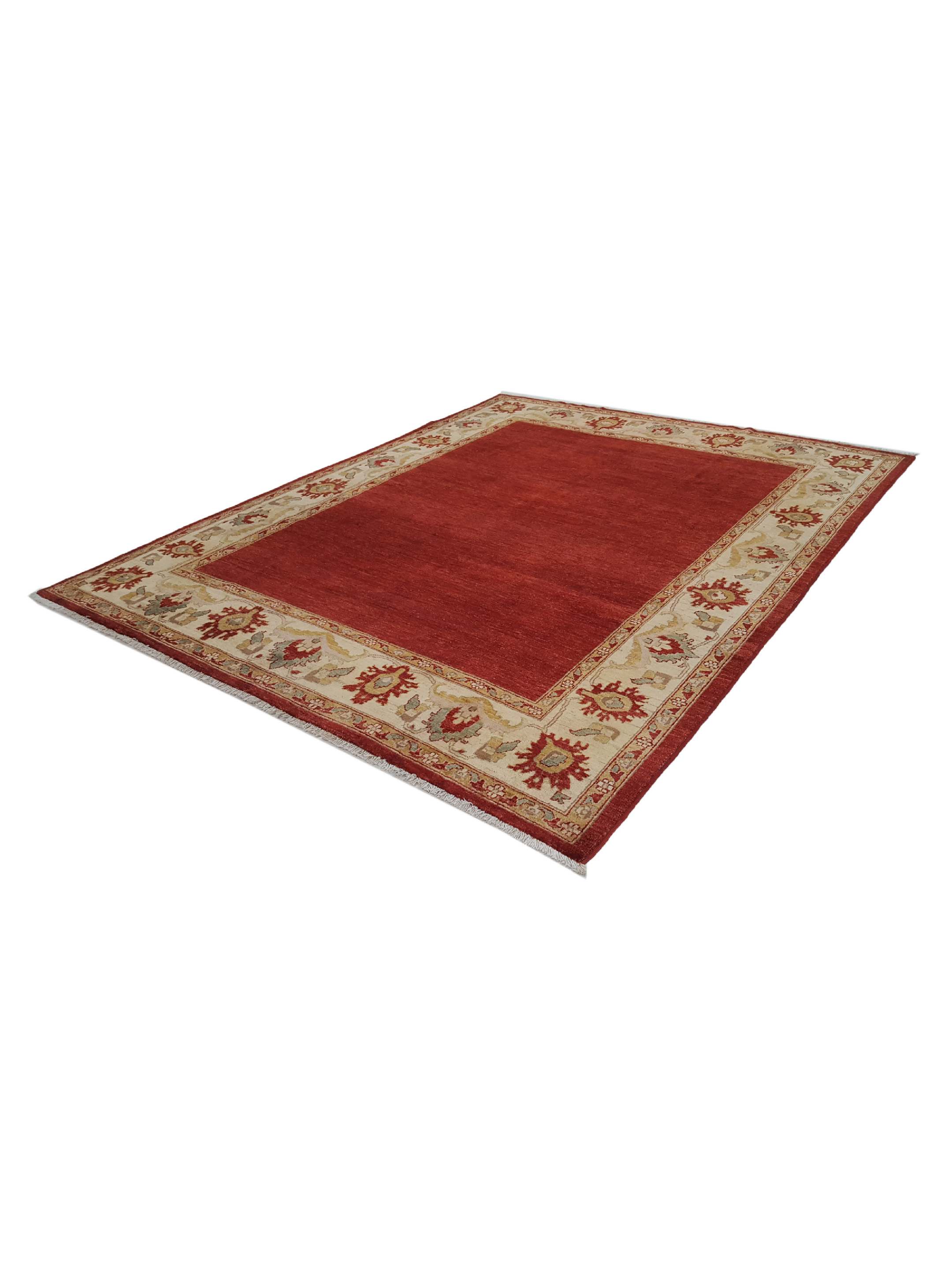 Ziegler Hand Knotted Red 8x10 - Image 6 of 6