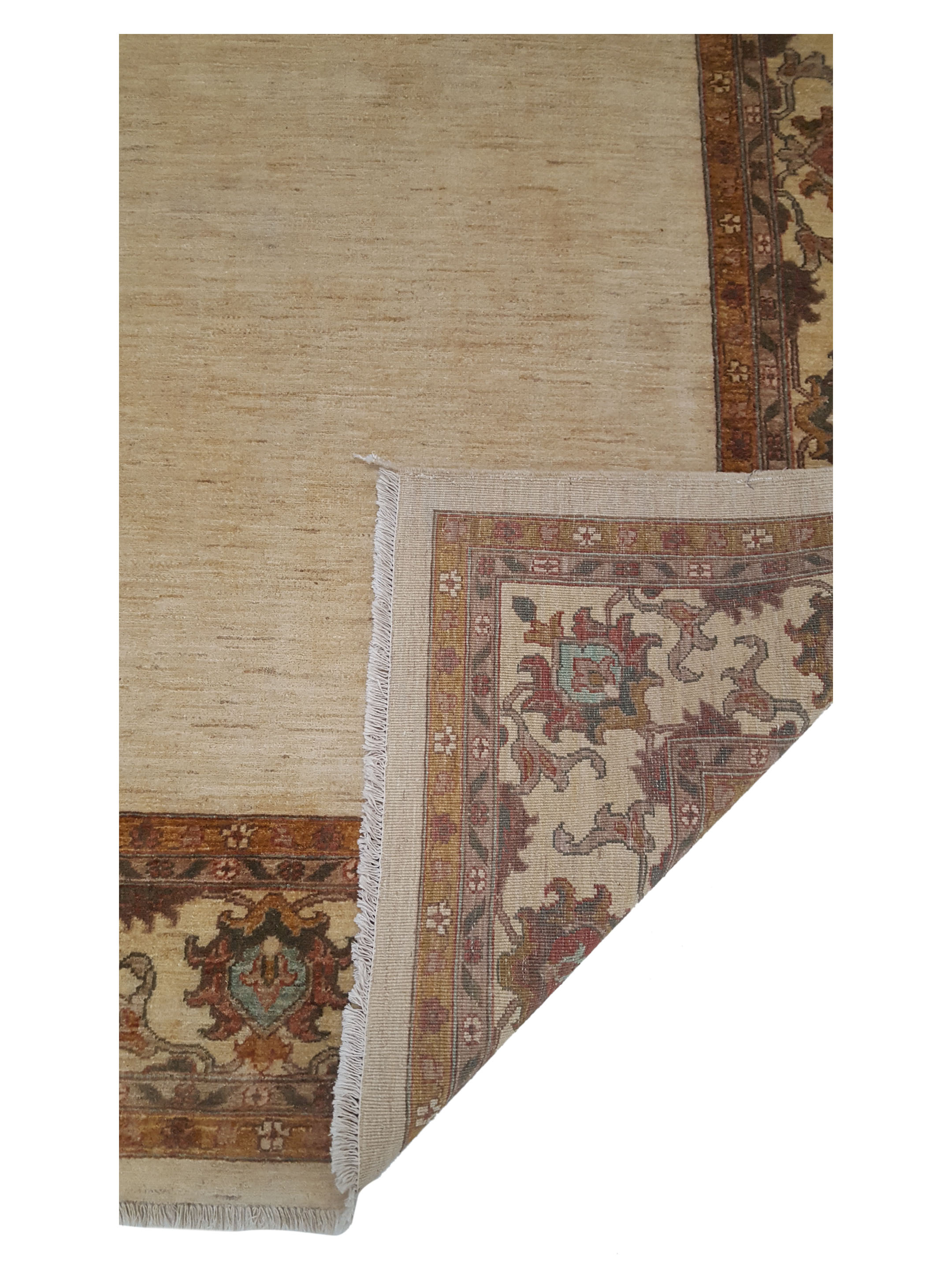 Ziegler Hand Knotted Ivory 9x12 - Image 3 of 6