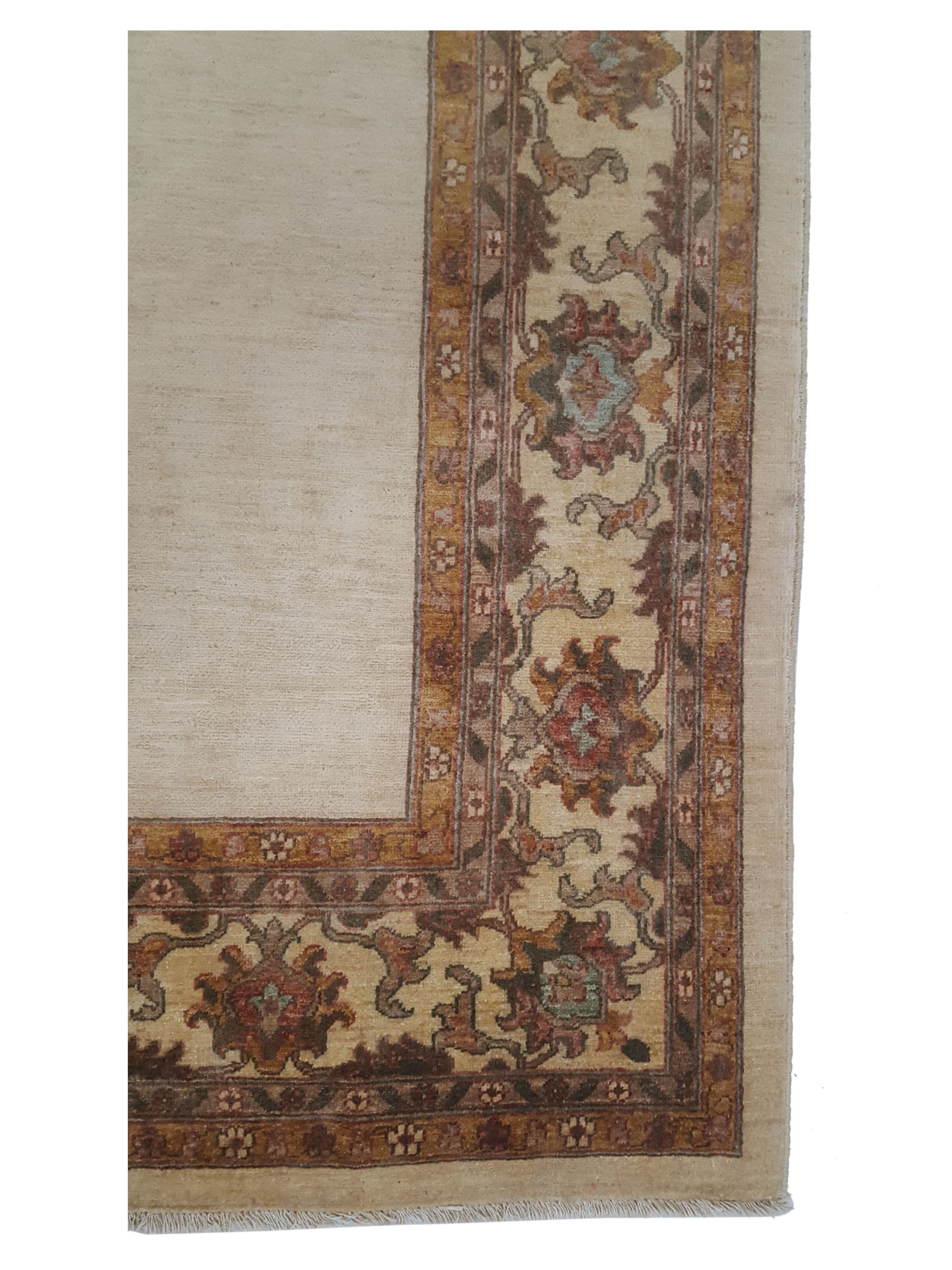 Ziegler Hand Knotted Ivory 9x12 - Image 4 of 6