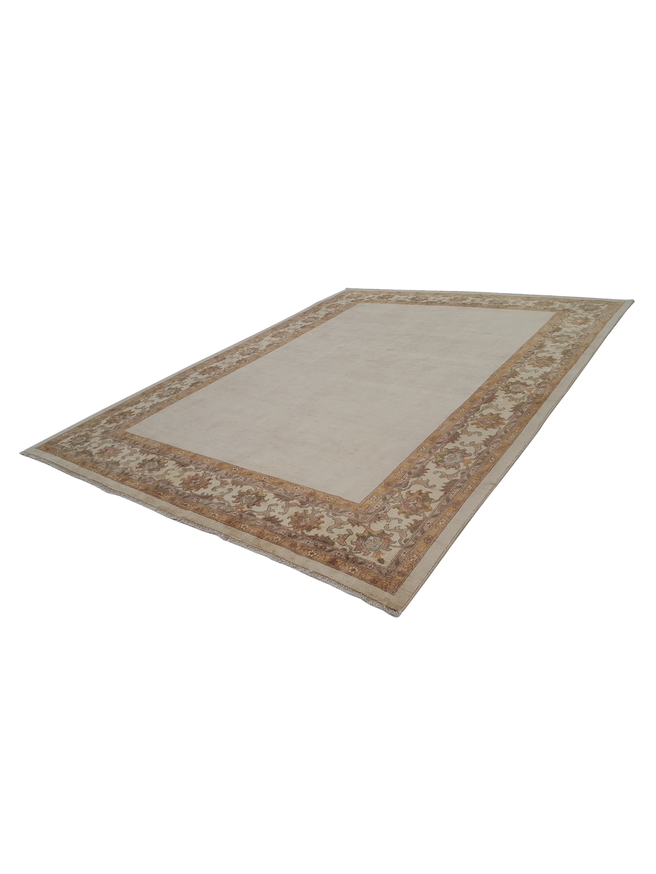 Ziegler Hand Knotted Ivory 9x12 - Image 6 of 6