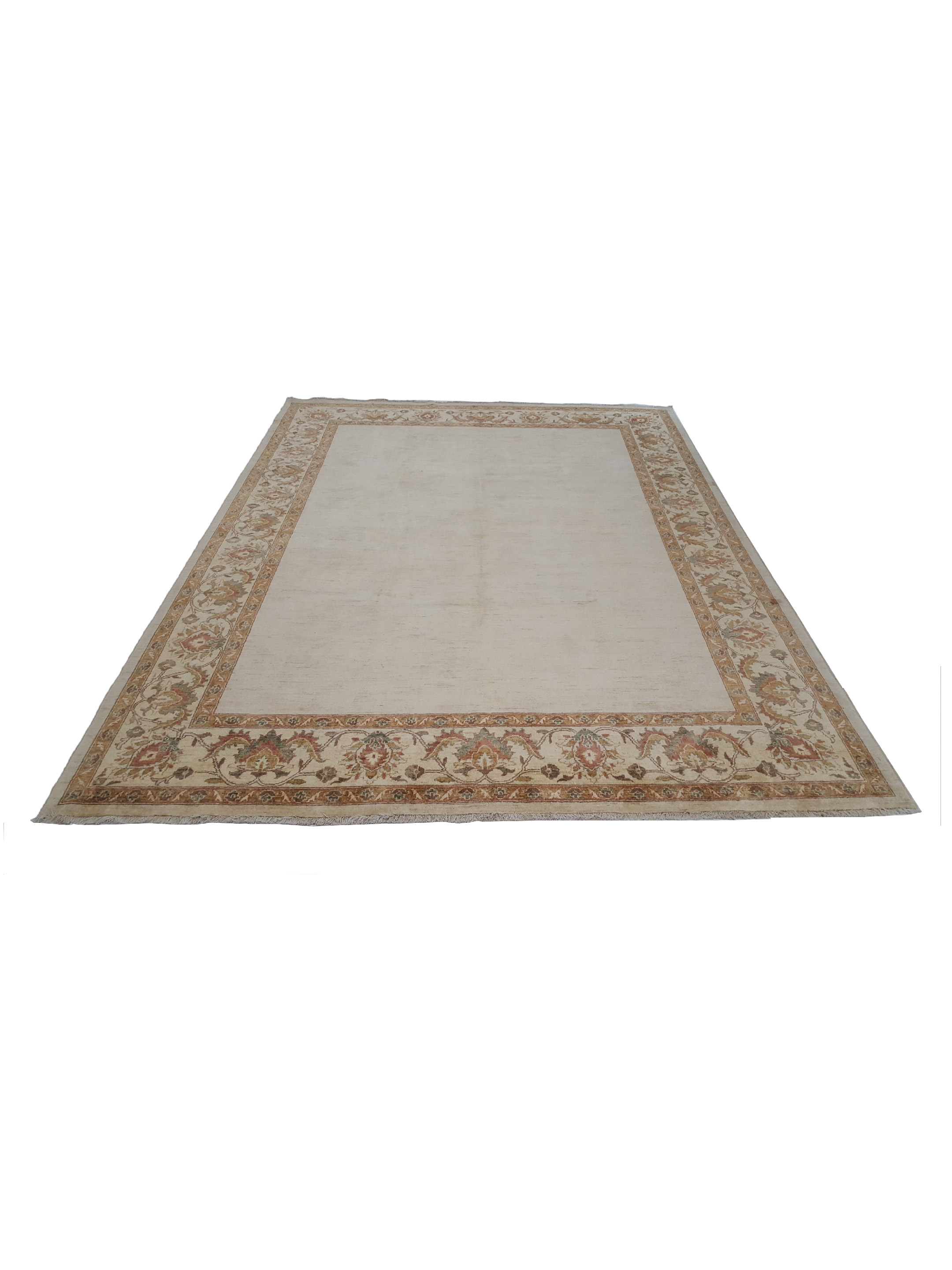 Ziegler Hand Knotted Ivory 9x12 - Image 2 of 6