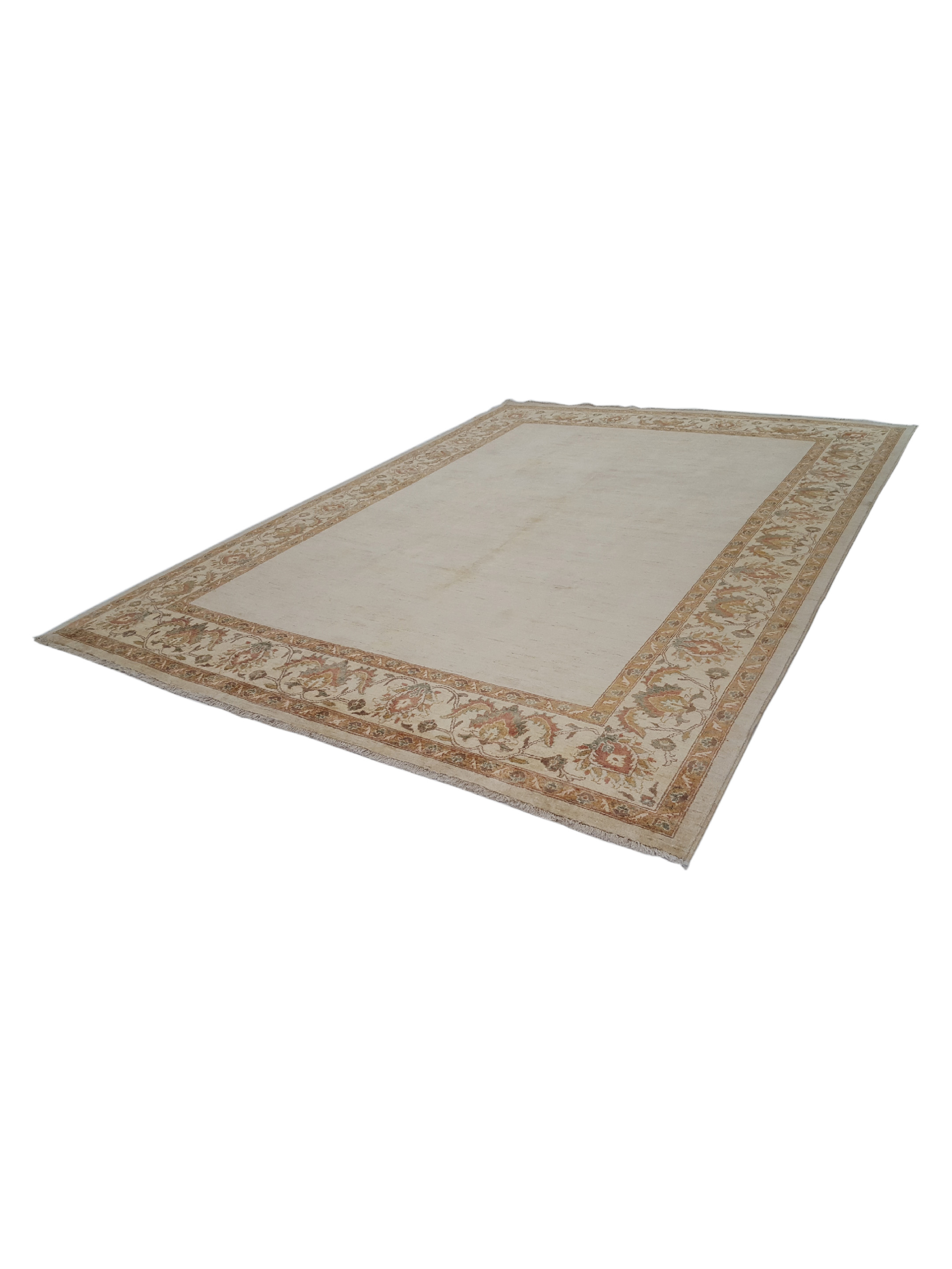 Ziegler Hand Knotted Ivory 9x12 - Image 6 of 6