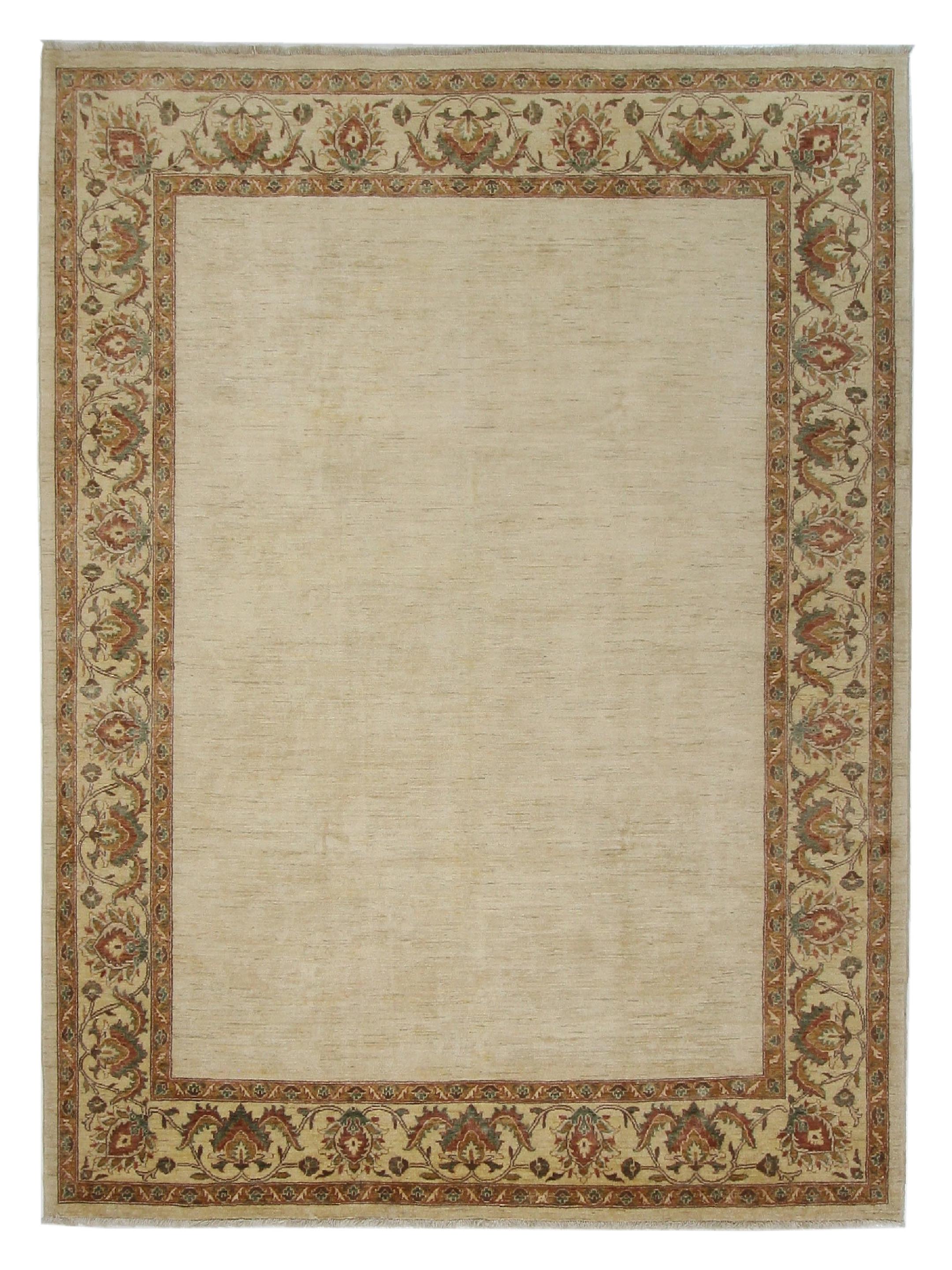 Ziegler Hand Knotted Ivory 9x12