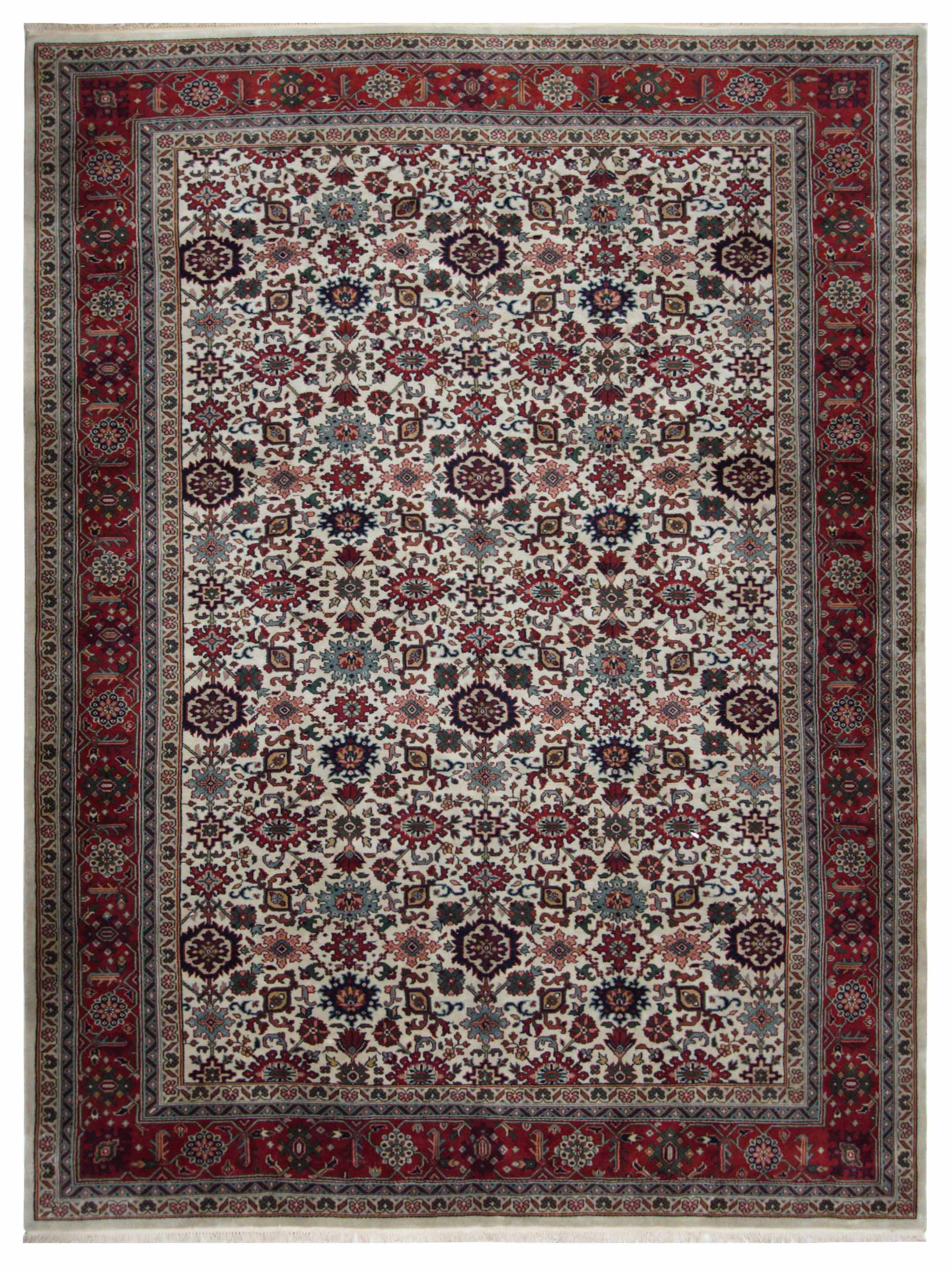 Tribal Hand Knotted Grey 10x14