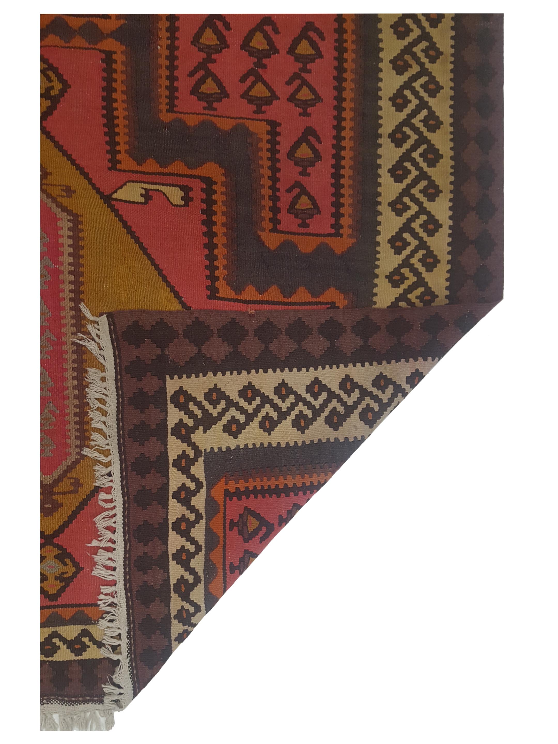 Kilim Hand Woven Multi 5x10 - Image 5 of 5
