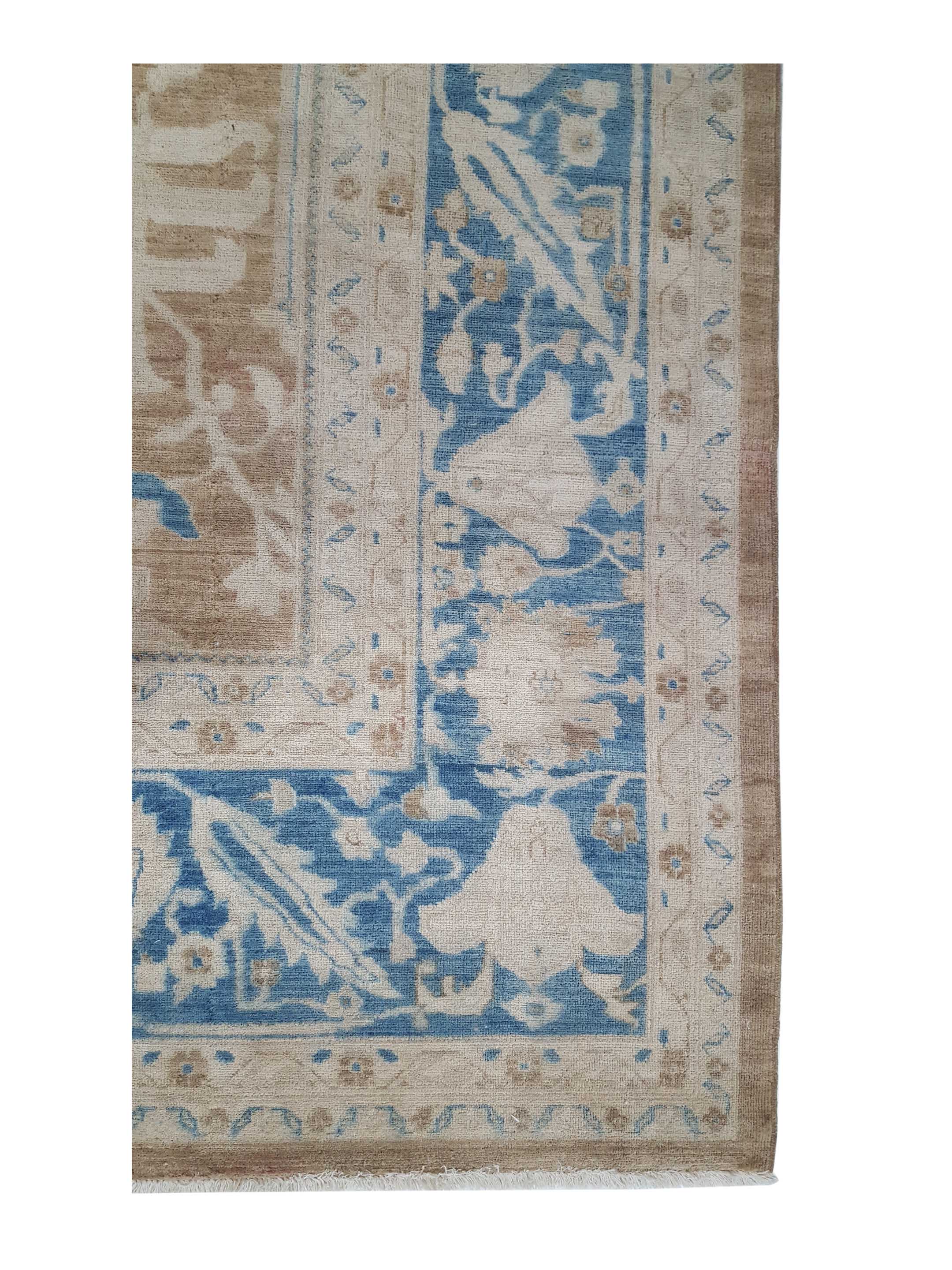 Ziegler Hand Knotted Brown 12x16 - Image 4 of 6