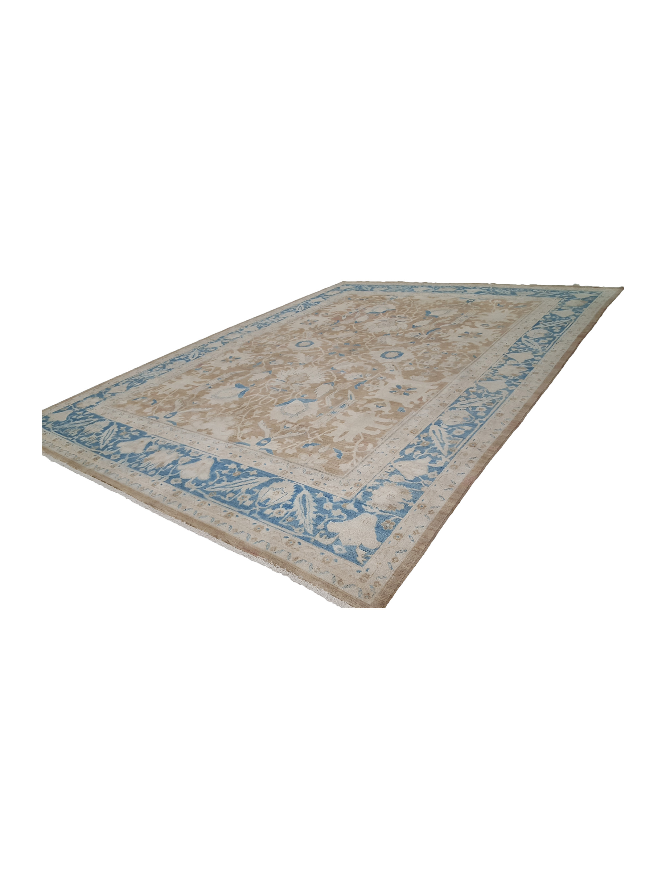 Ziegler Hand Knotted Brown 12x16 - Image 6 of 6